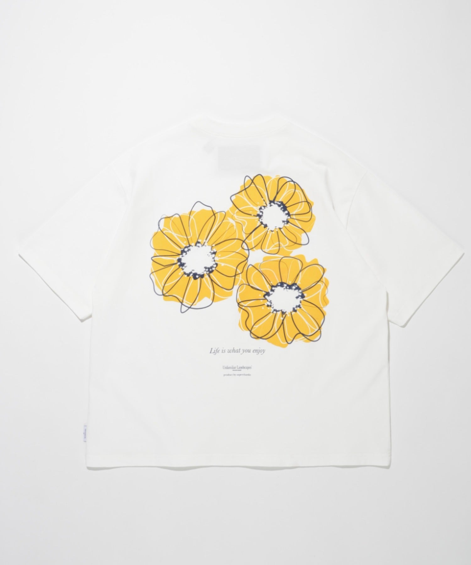 ”Bic flower" S/S T-shirt - khaki