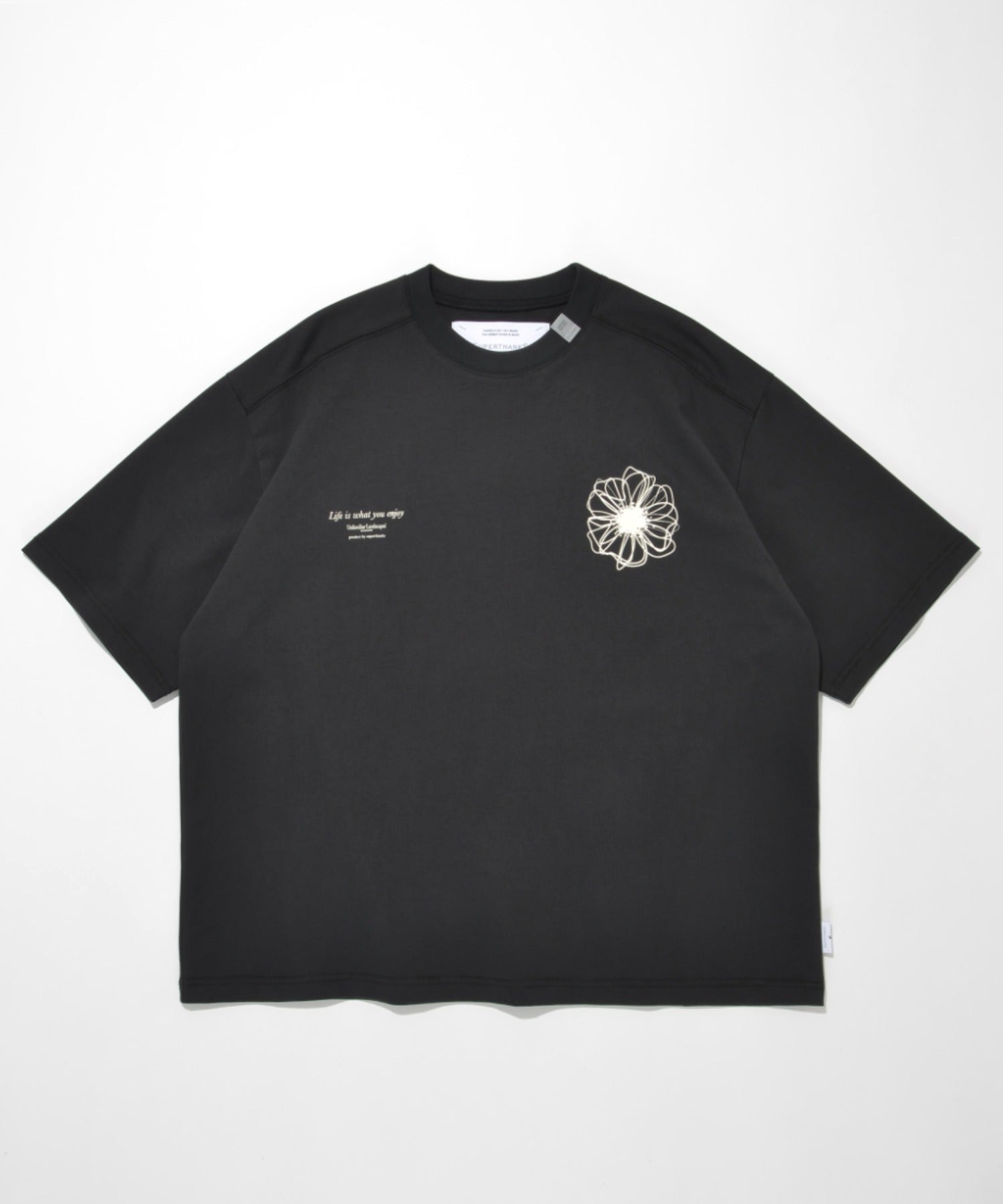 ”Bic flower" S/S T-shirt - khaki