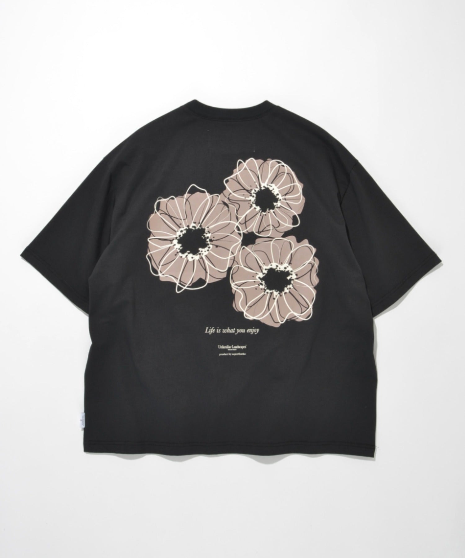 ”Bic flower" S/S T-shirt - khaki