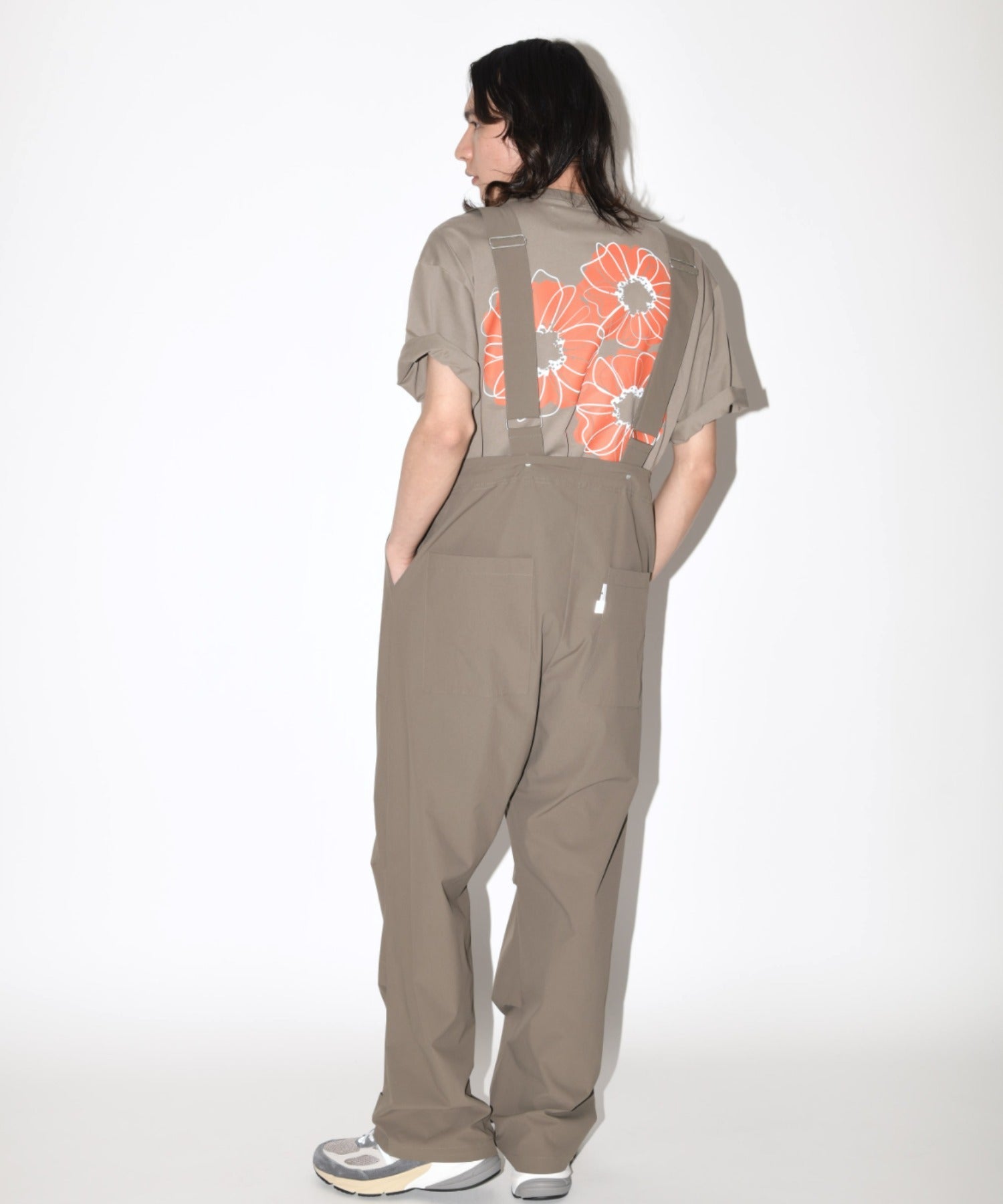 ”Bic flower" S/S T-shirt - khaki