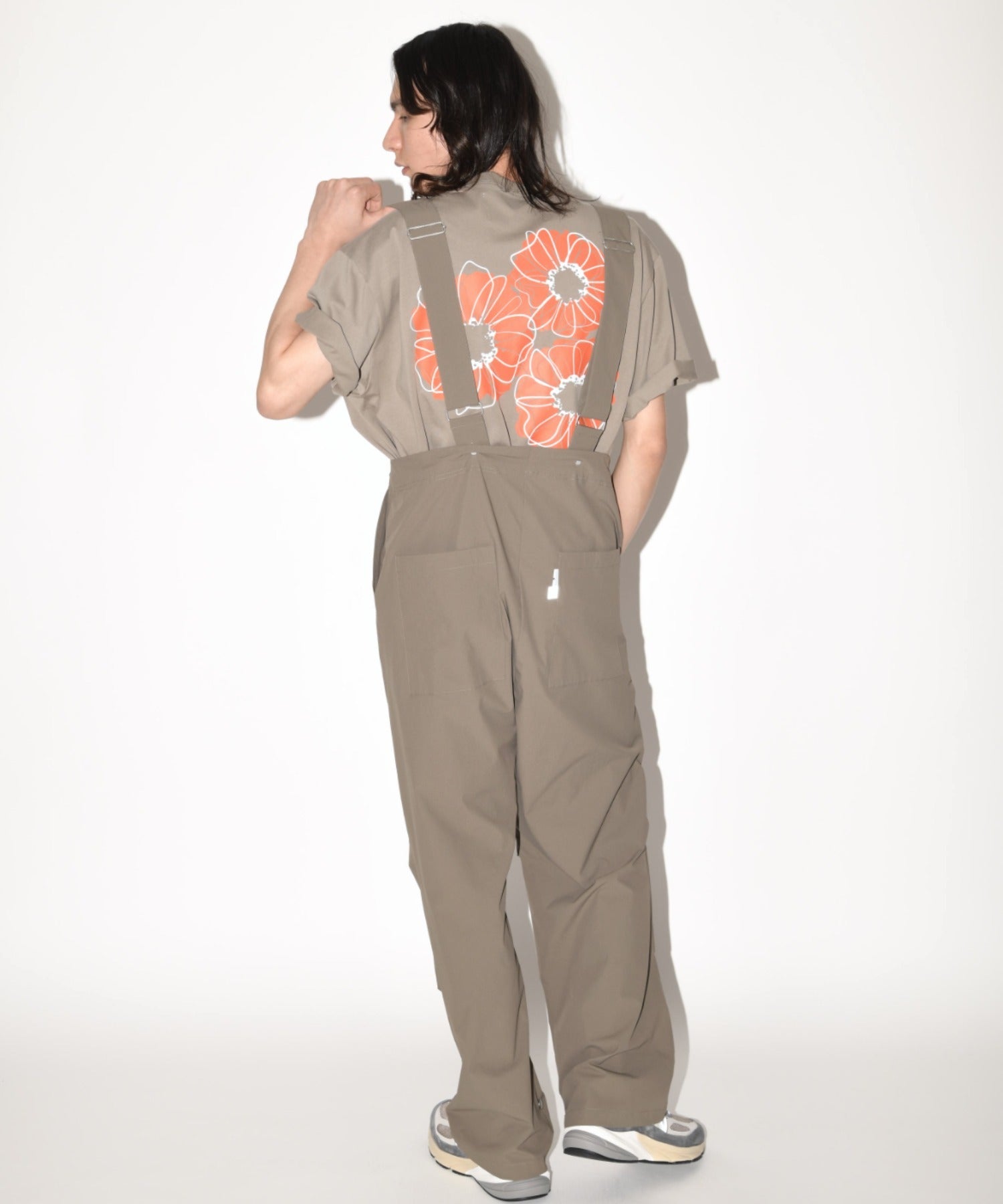 ”Bic flower" S/S T-shirt - khaki