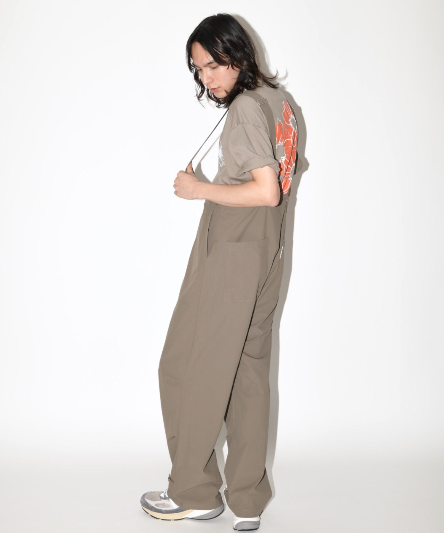 ”Bic flower" S/S T-shirt - khaki