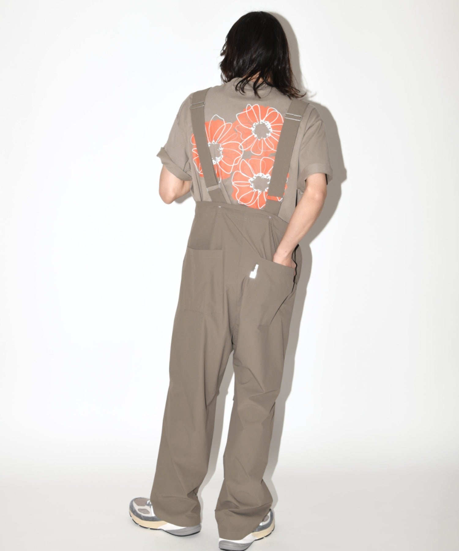 ”Bic flower" S/S T-shirt - khaki