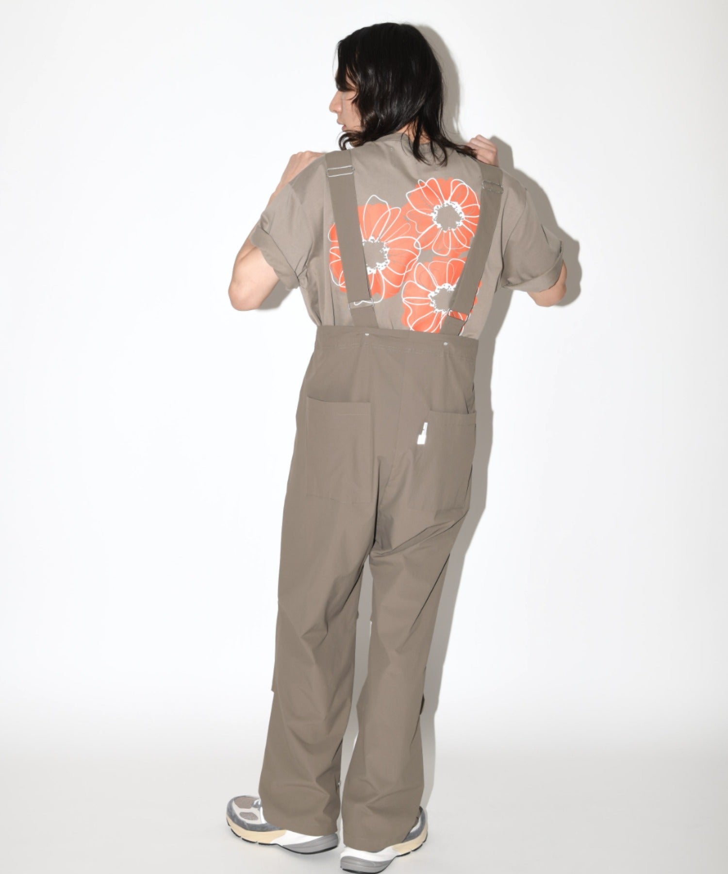 ”Bic flower" S/S T-shirt - khaki