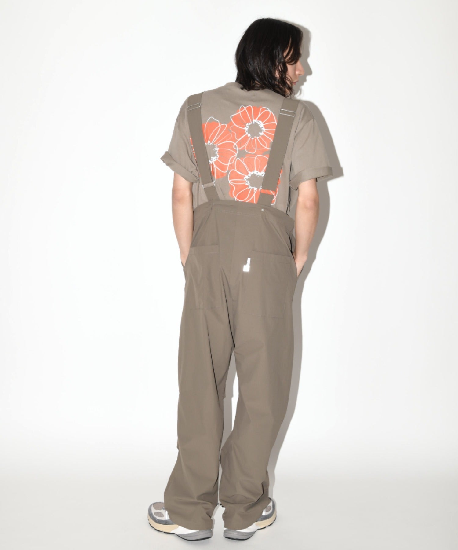 ”Bic flower" S/S T-shirt - khaki