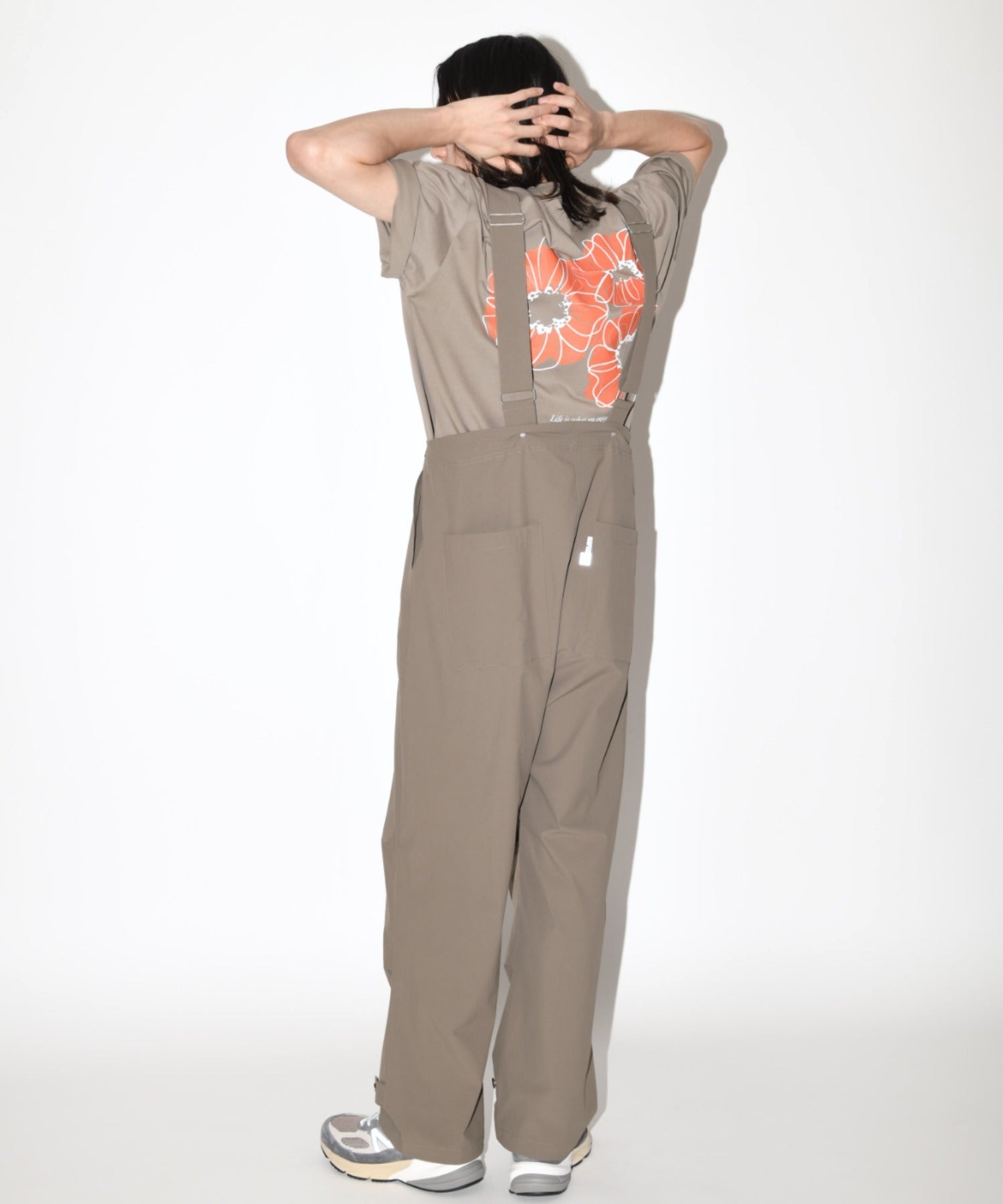 ”Bic flower" S/S T-shirt - khaki