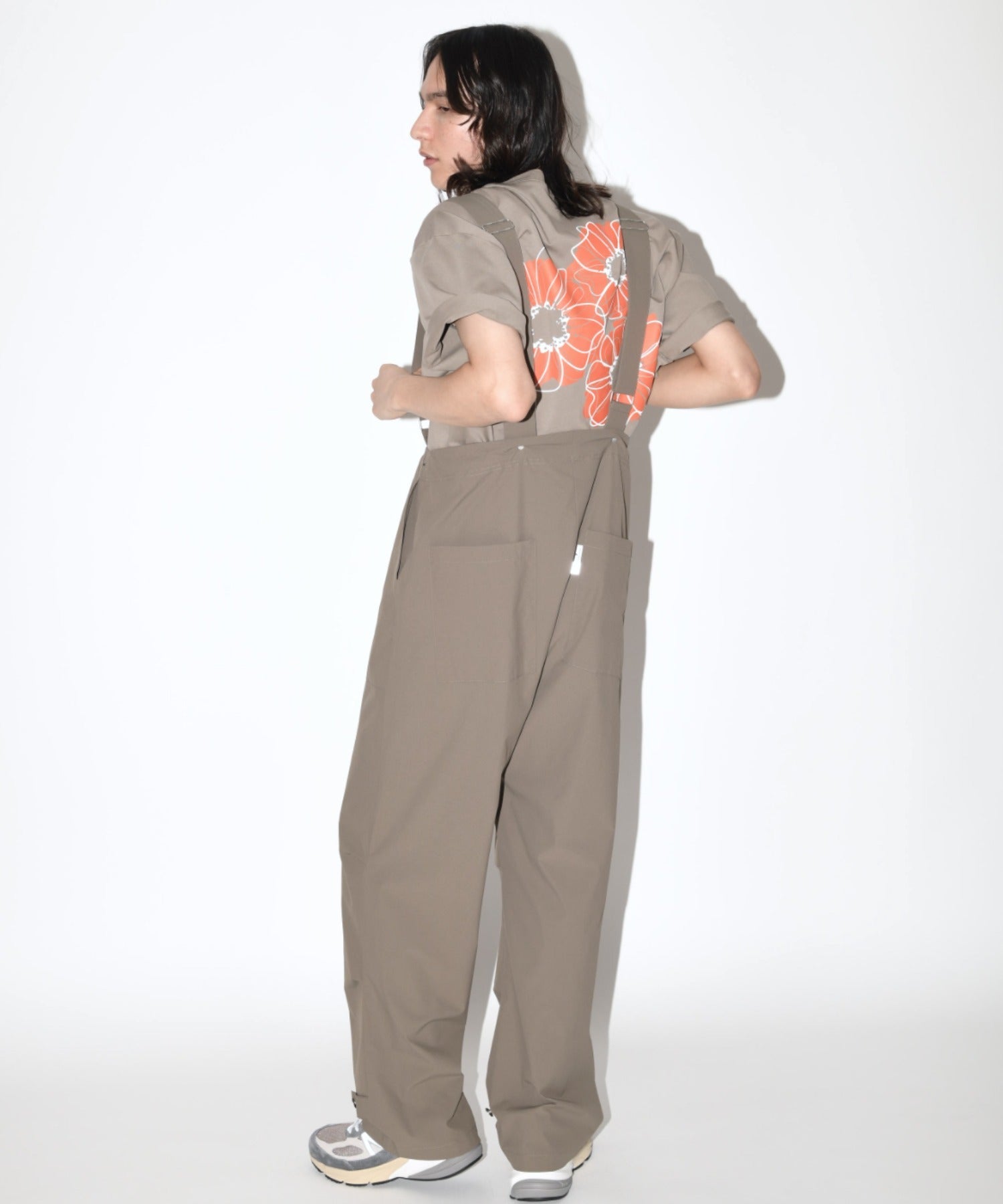 ”Bic flower" S/S T-shirt - khaki