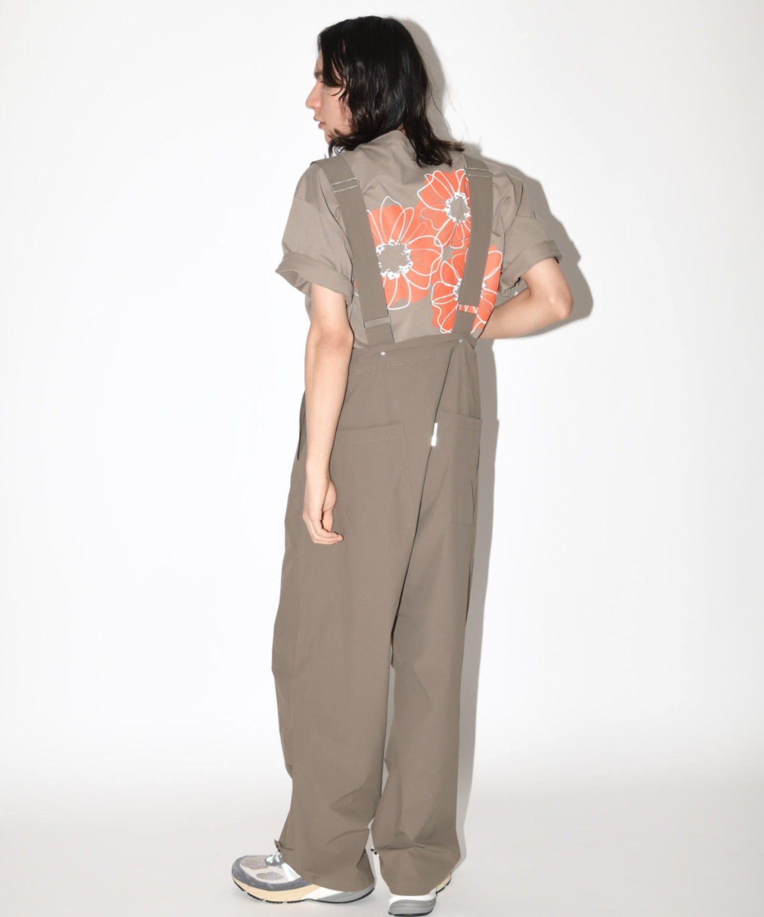 ”Bic flower" S/S T-shirt - khaki