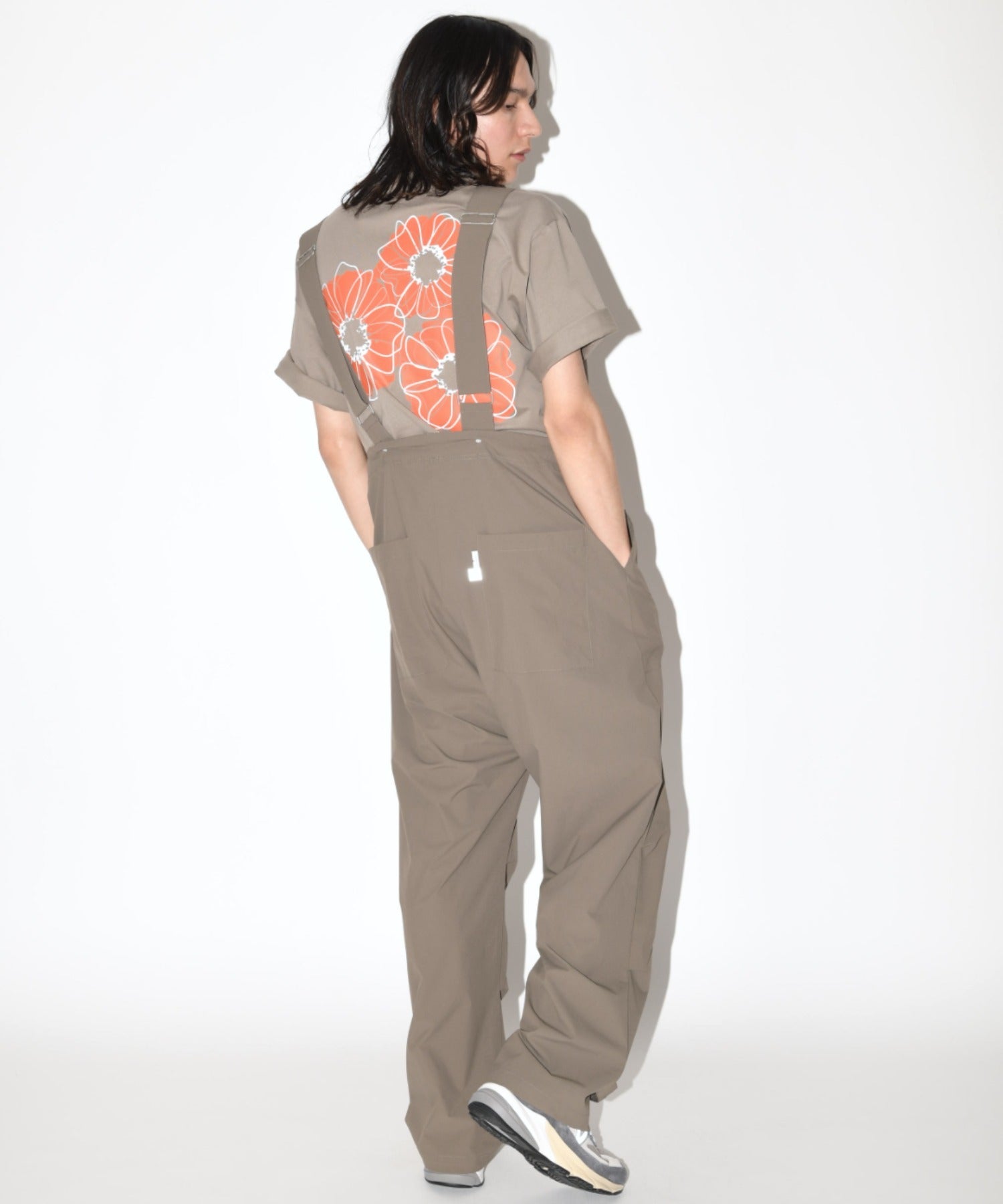 ”Bic flower" S/S T-shirt - khaki