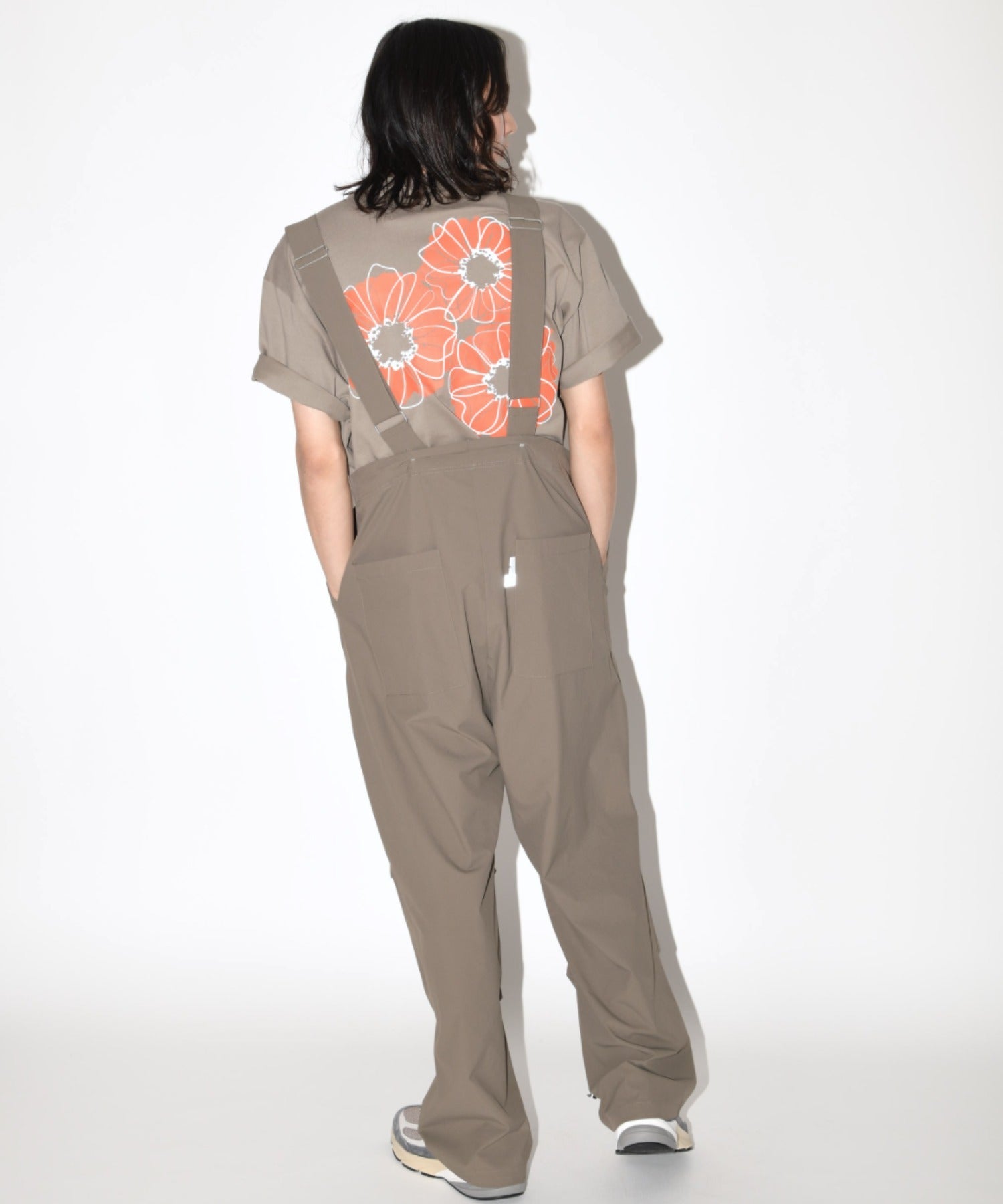 ”Bic flower" S/S T-shirt - khaki