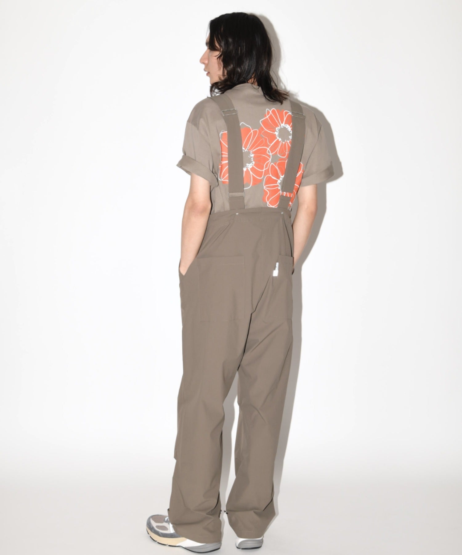 ”Bic flower" S/S T-shirt - khaki