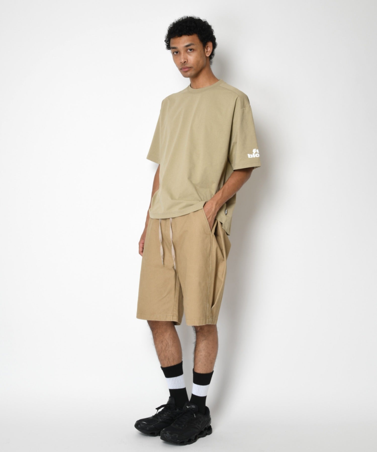 2-pack socks - 1line-white/black