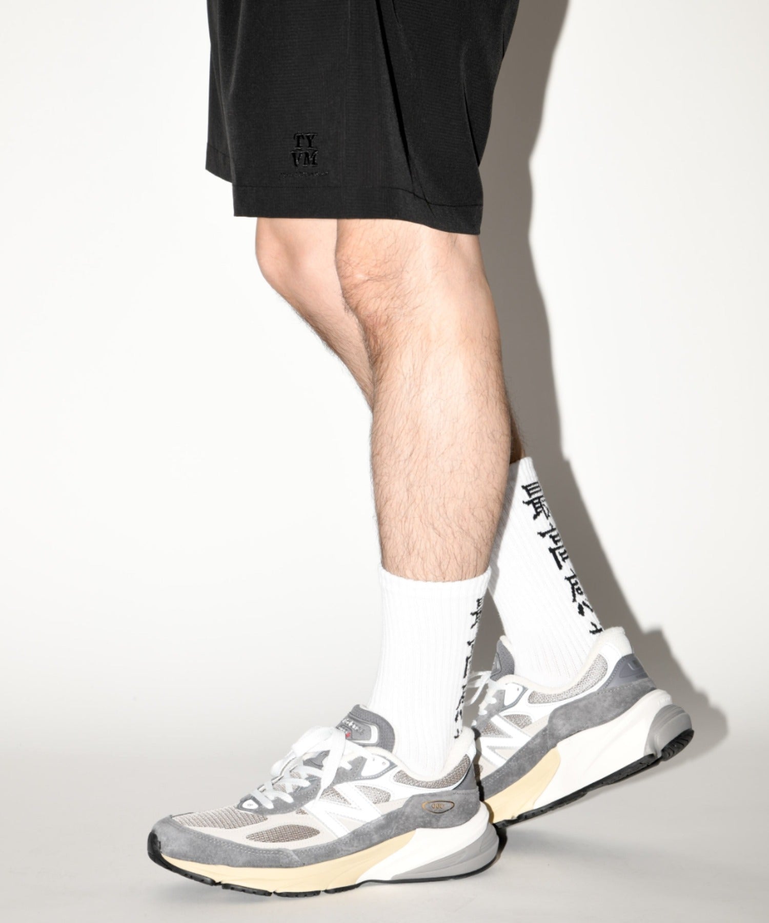 message 2-pack socks - line -black/white
