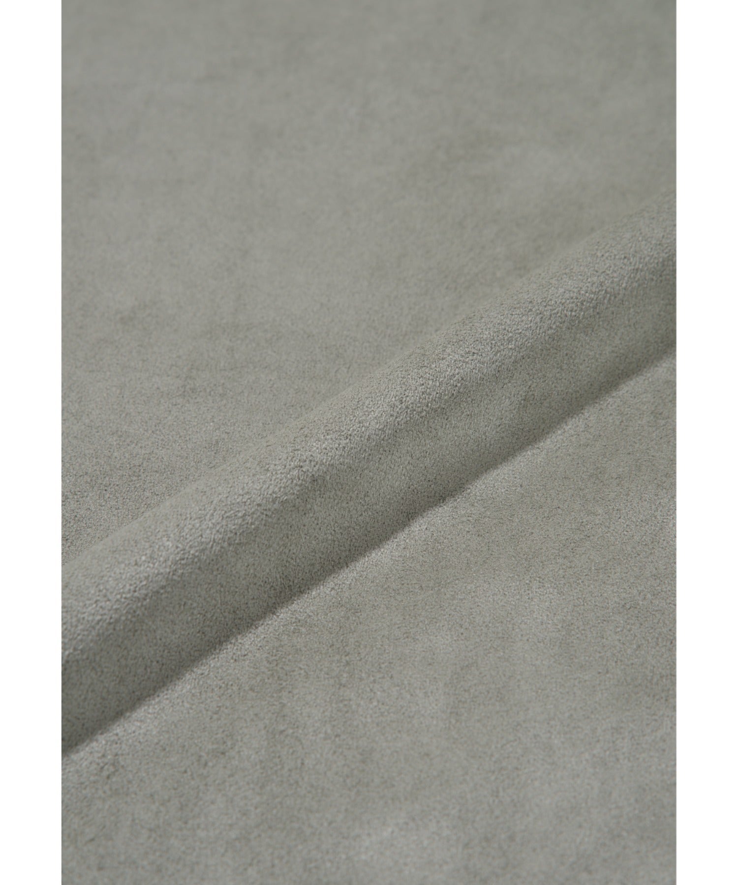 Faux Suede Side-zip Wide Pants - l.khaki