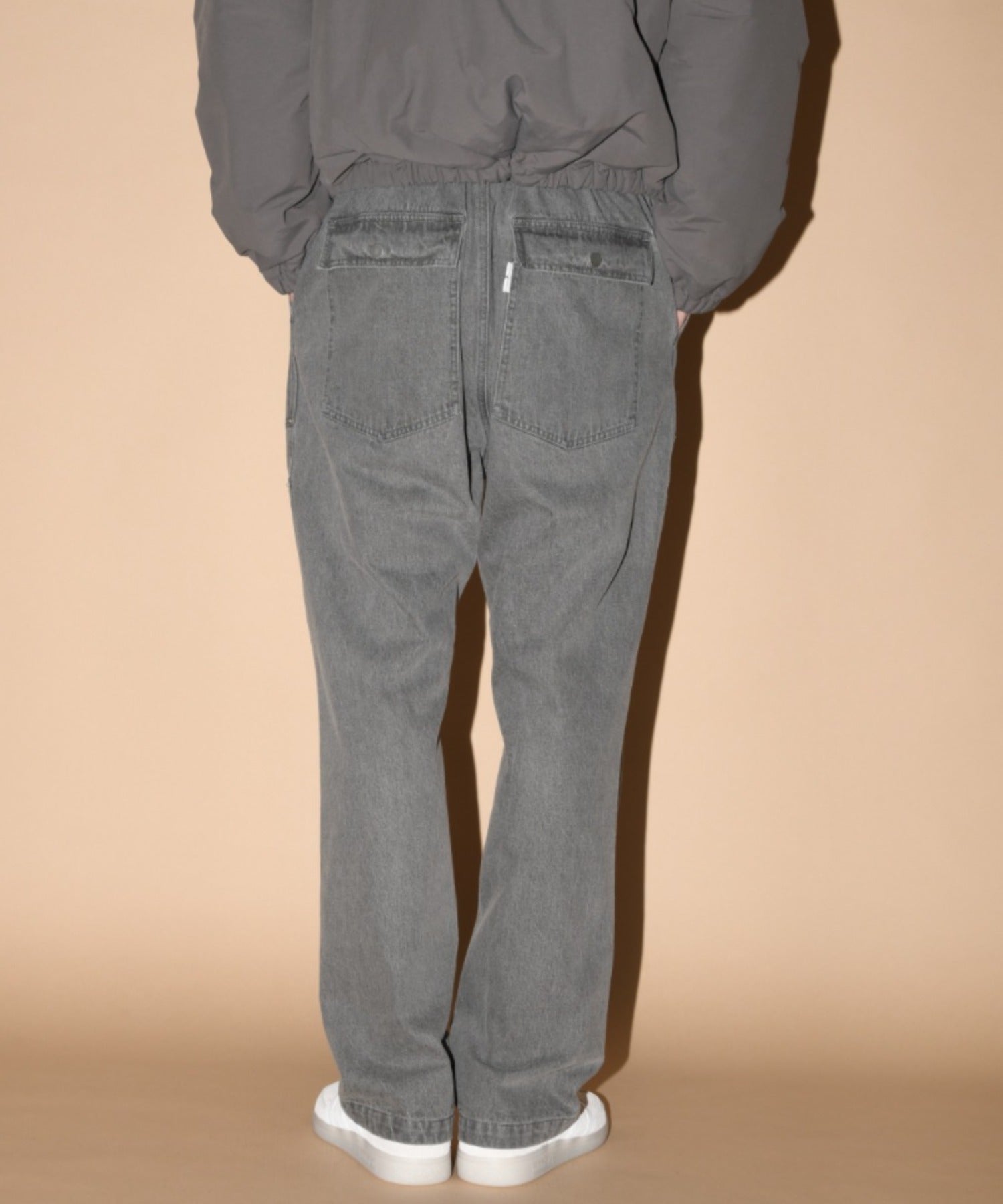 Double Knee Baker Pants - l.khaki backsatin