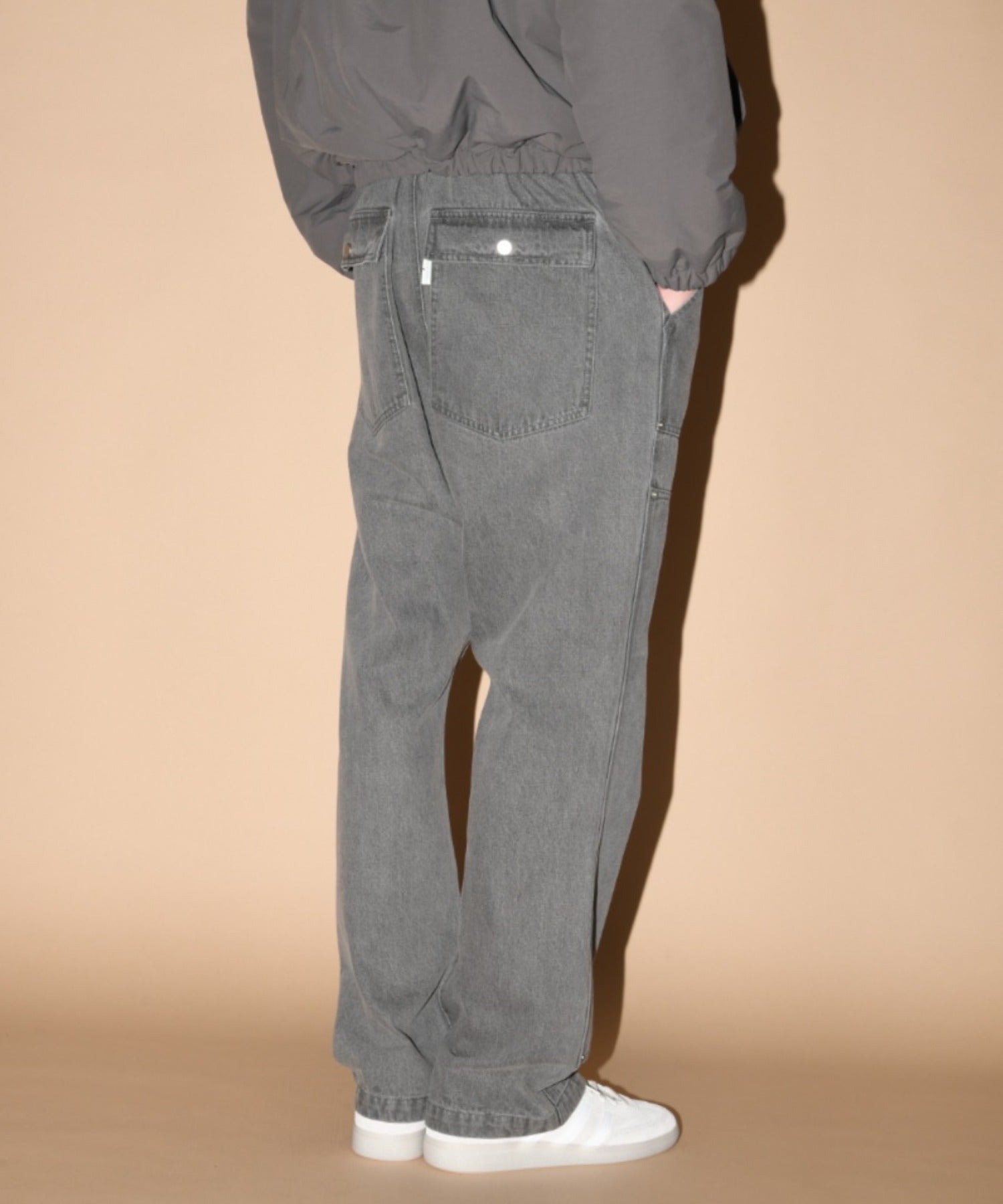 Double Knee Baker Pants- blue denim