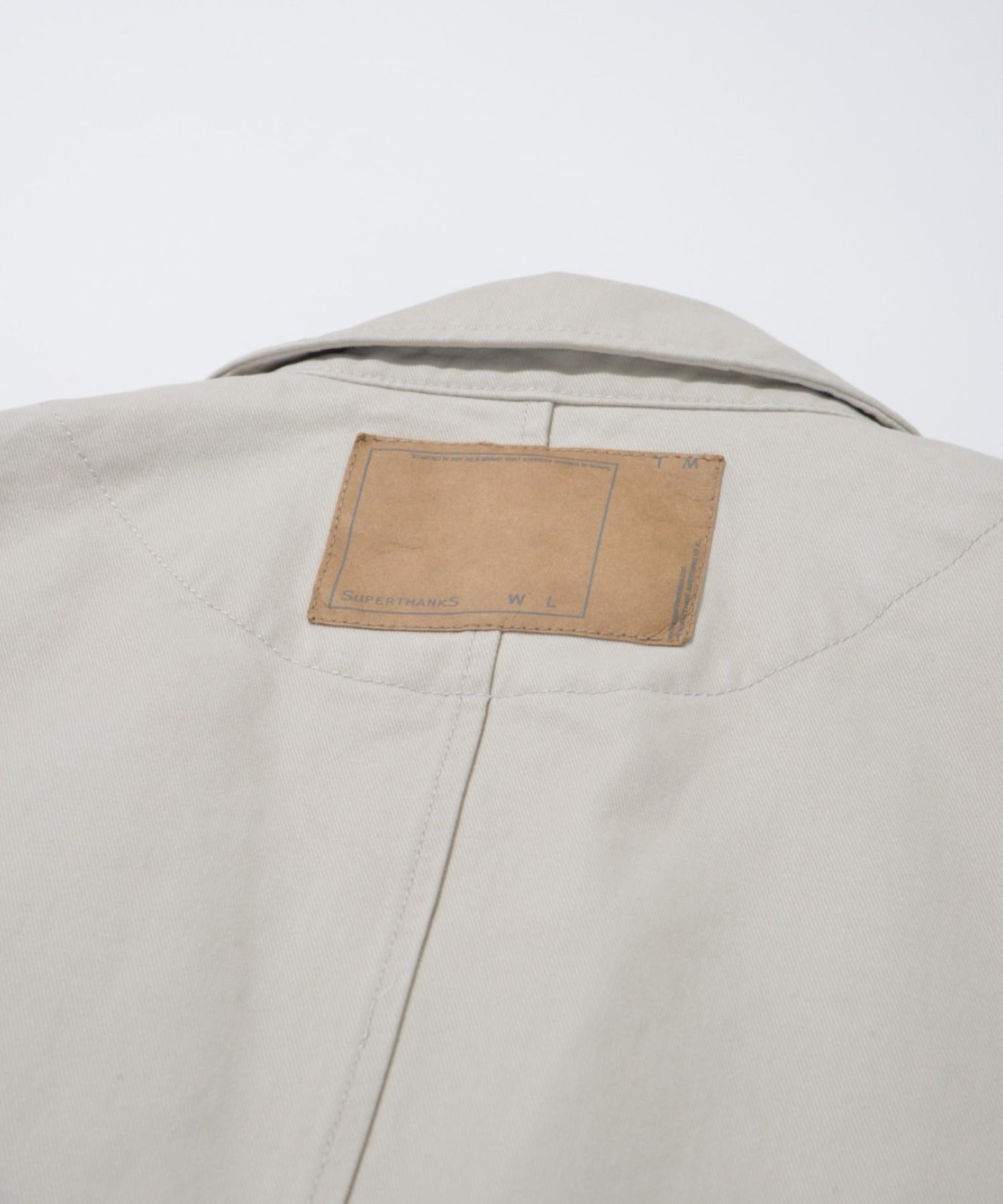 Pigment dyed Twill Jacket - ivory