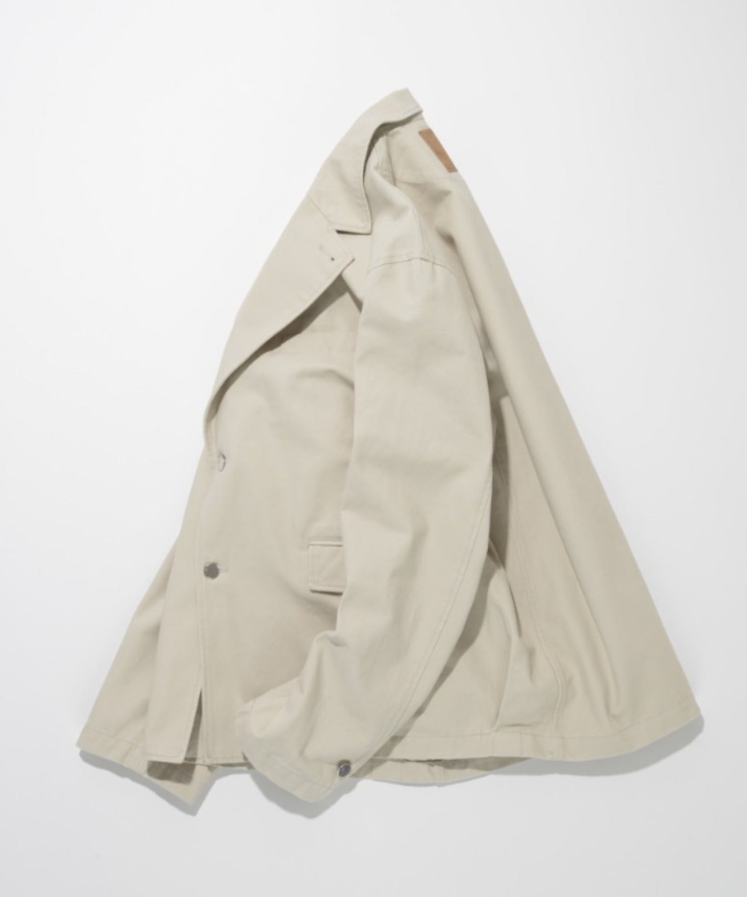 Pigment dyed Twill Jacket - ivory