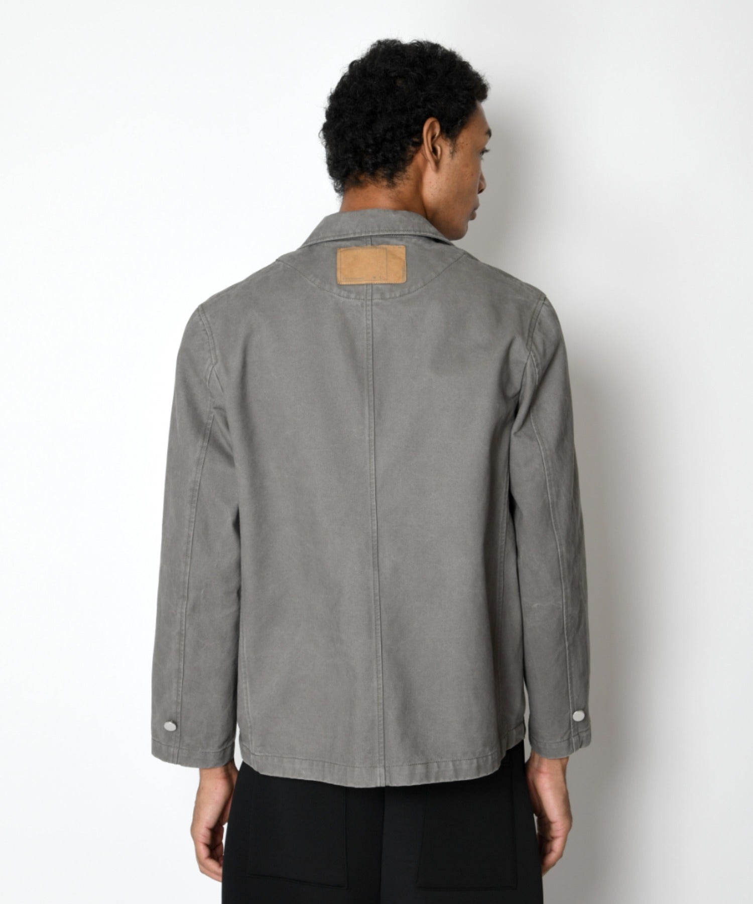 Pigment dyed Twill Jacket - ivory