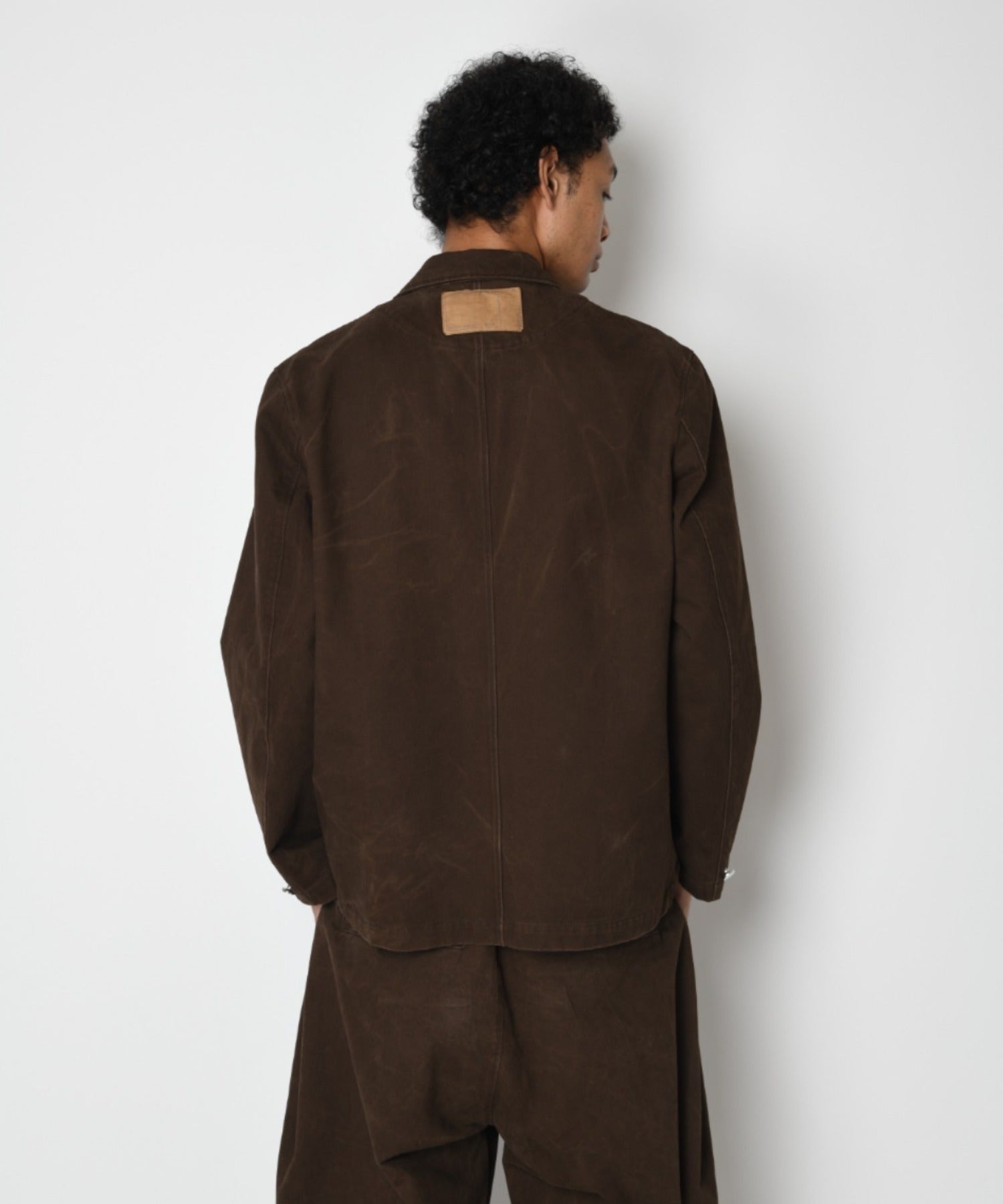 Pigment dyed Twill Jacket - gray