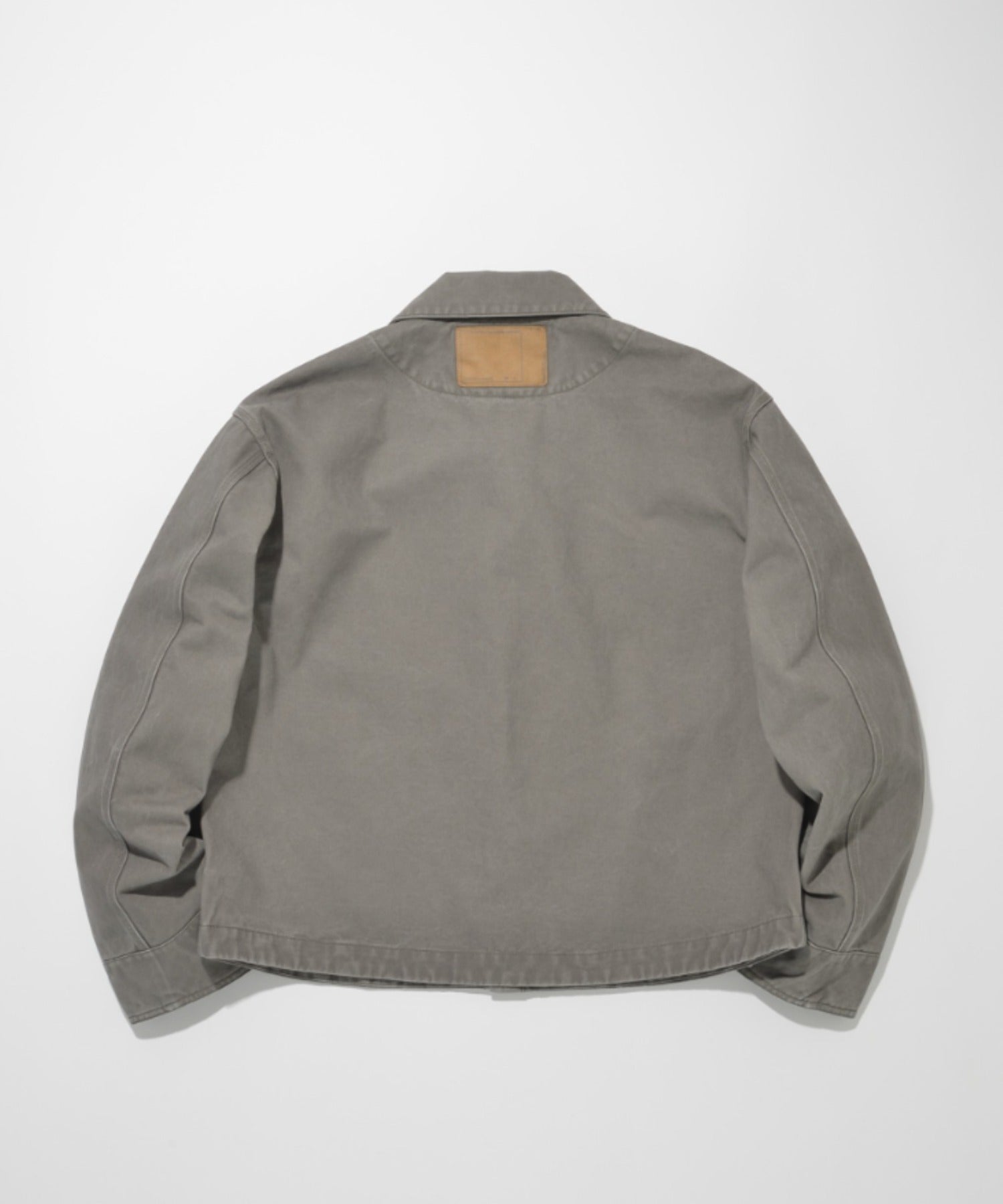 Pigment dyed Twill Shirt Jacket - black