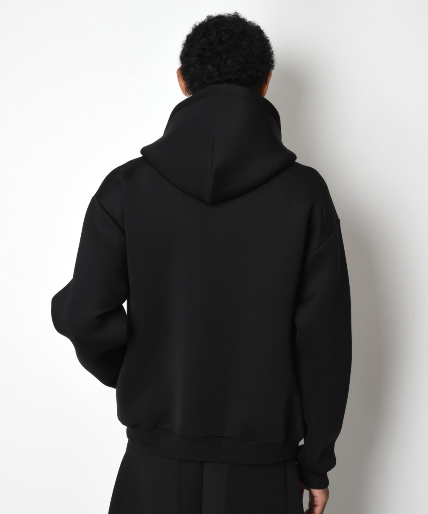 Double-knit Zip-Hoodie （無地） - ash gray