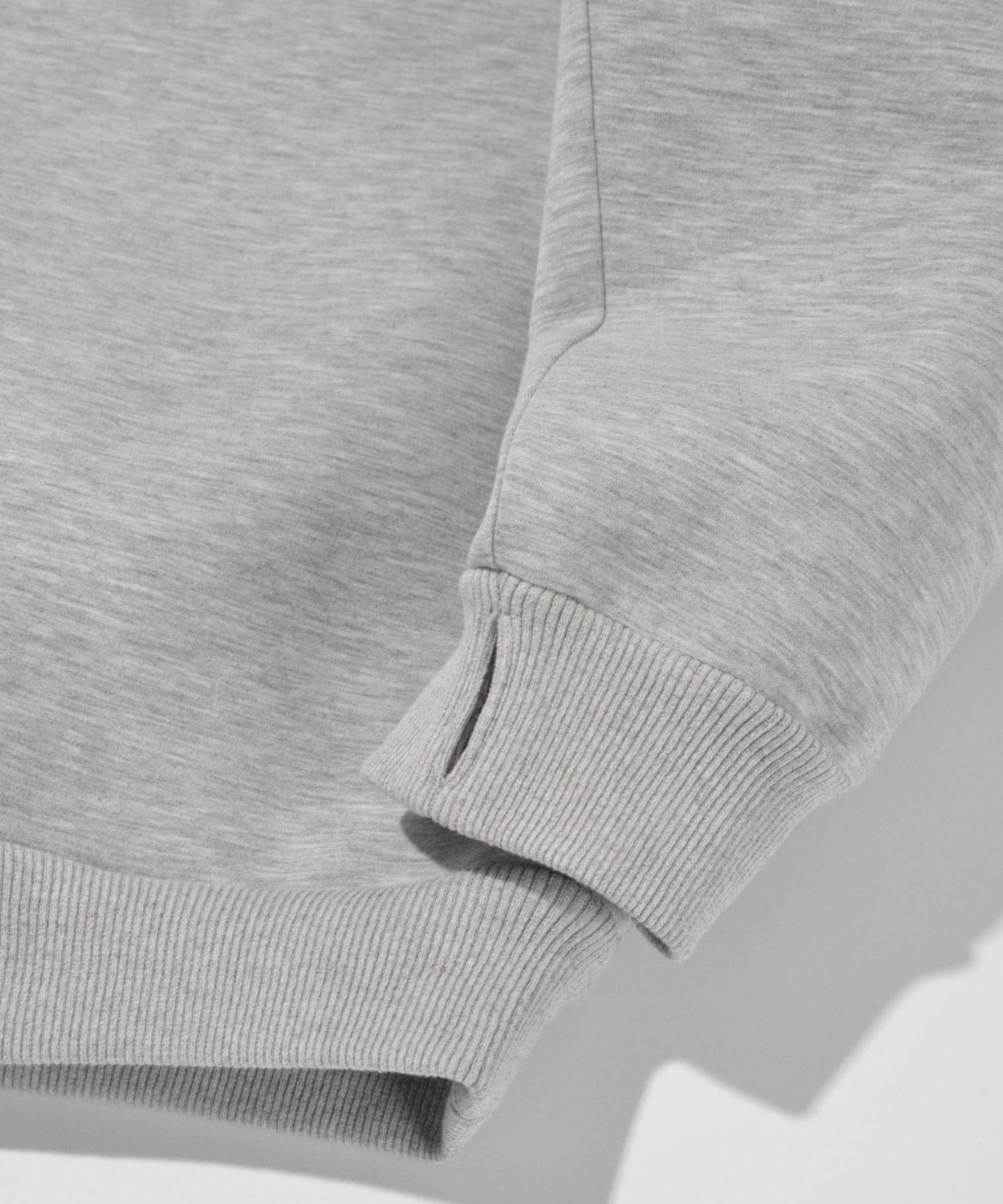 Double-knit Zip-Hoodie （無地） - ash gray