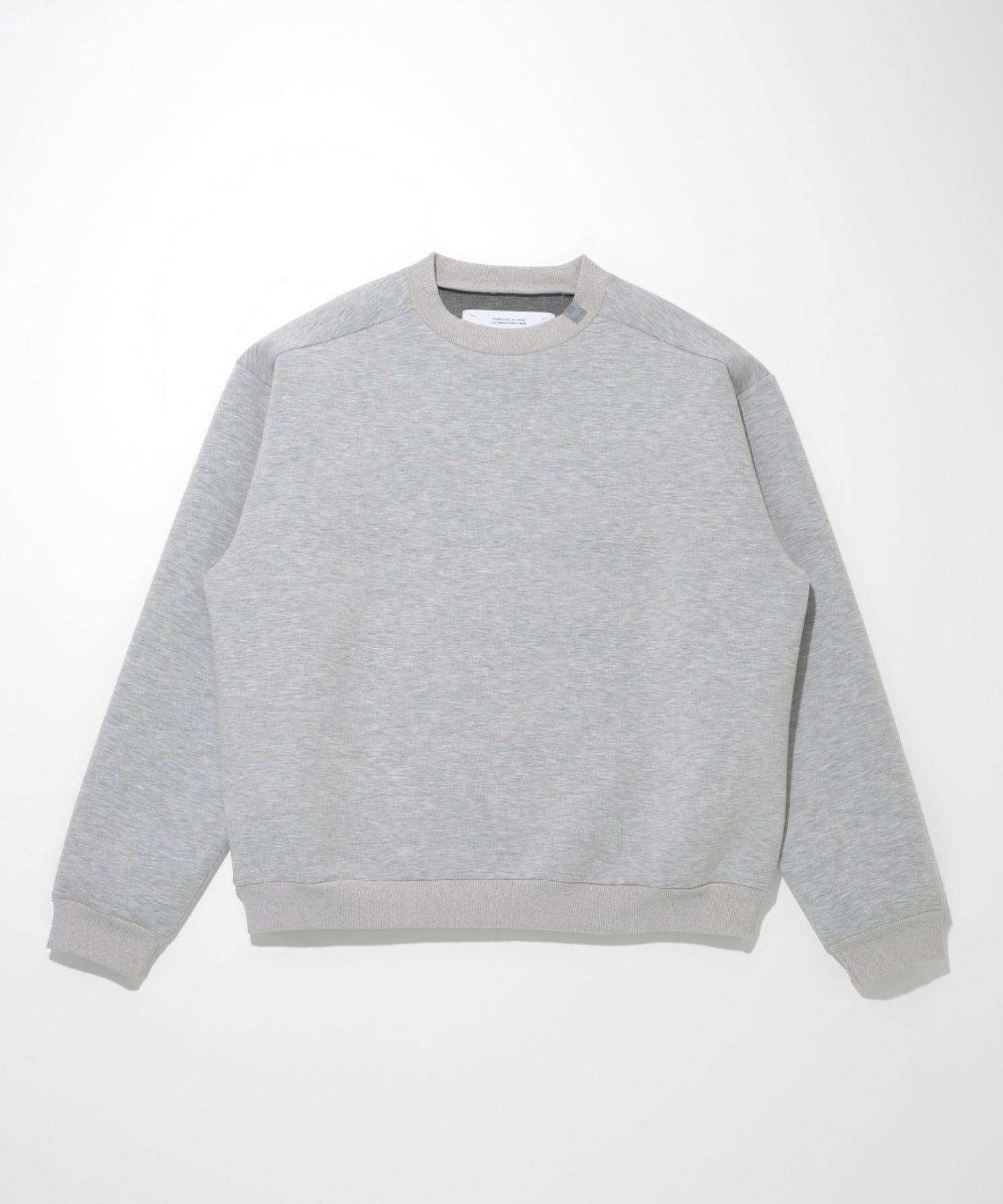 Double-knit Crew-neck （無地） - ash gray