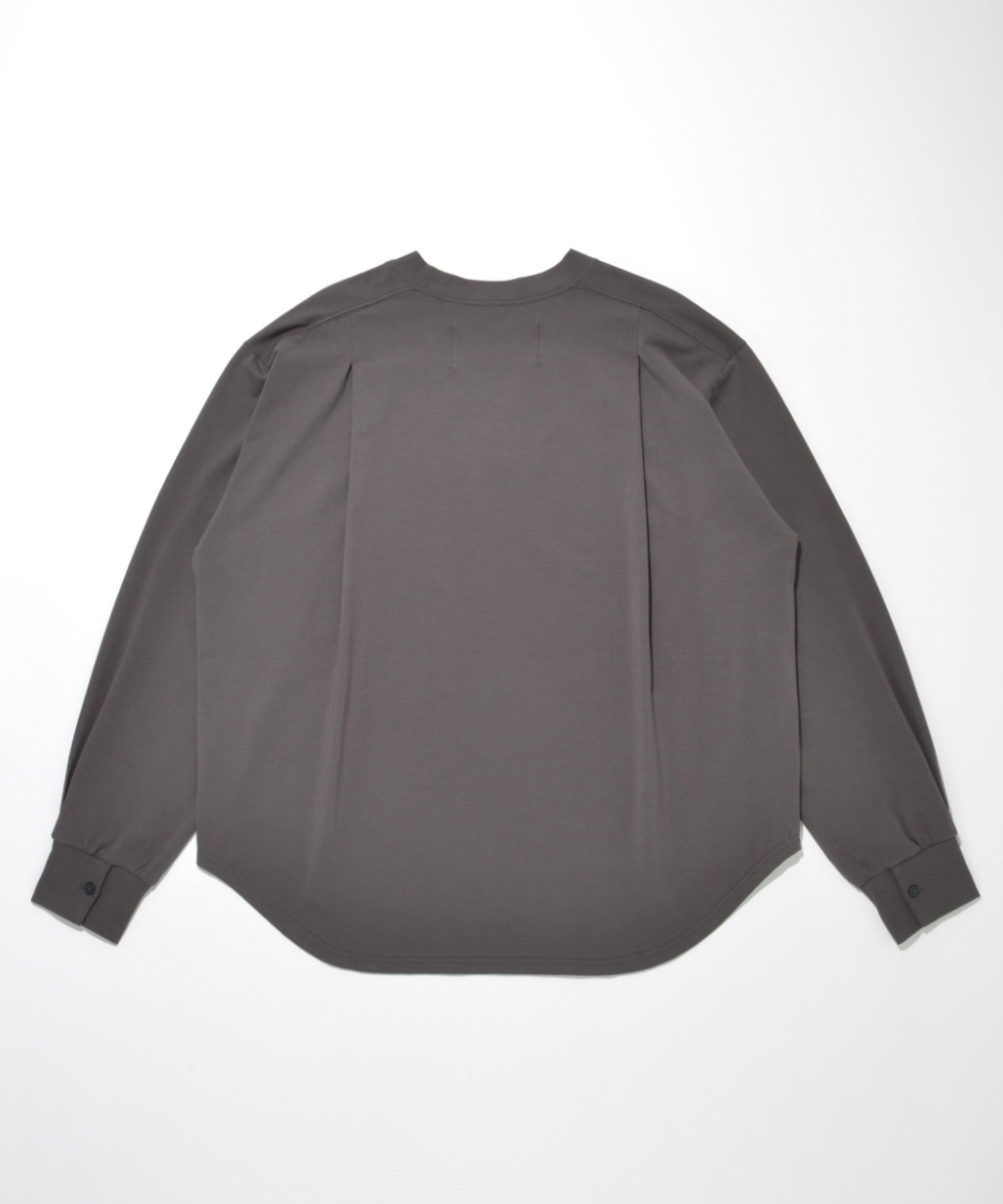 SBY Embroidery Refined L/S T-shirt - black