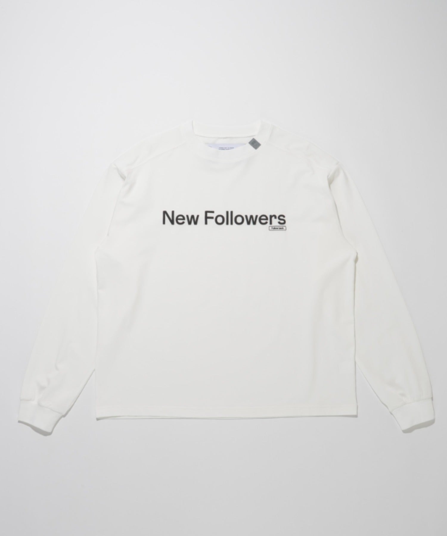 SBY Print L/S T-shirt - white