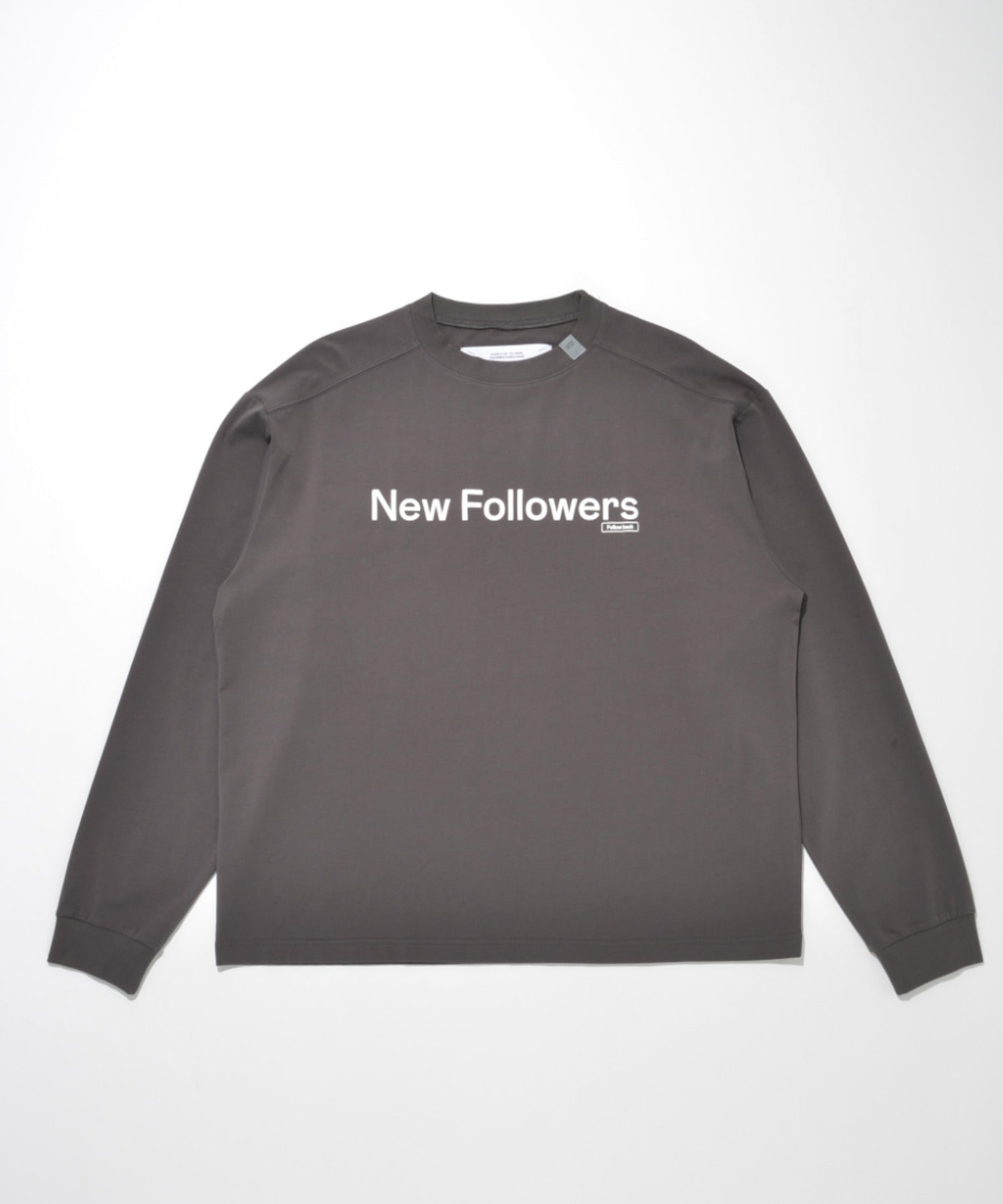 SBY Print L/S T-shirt - c.gray