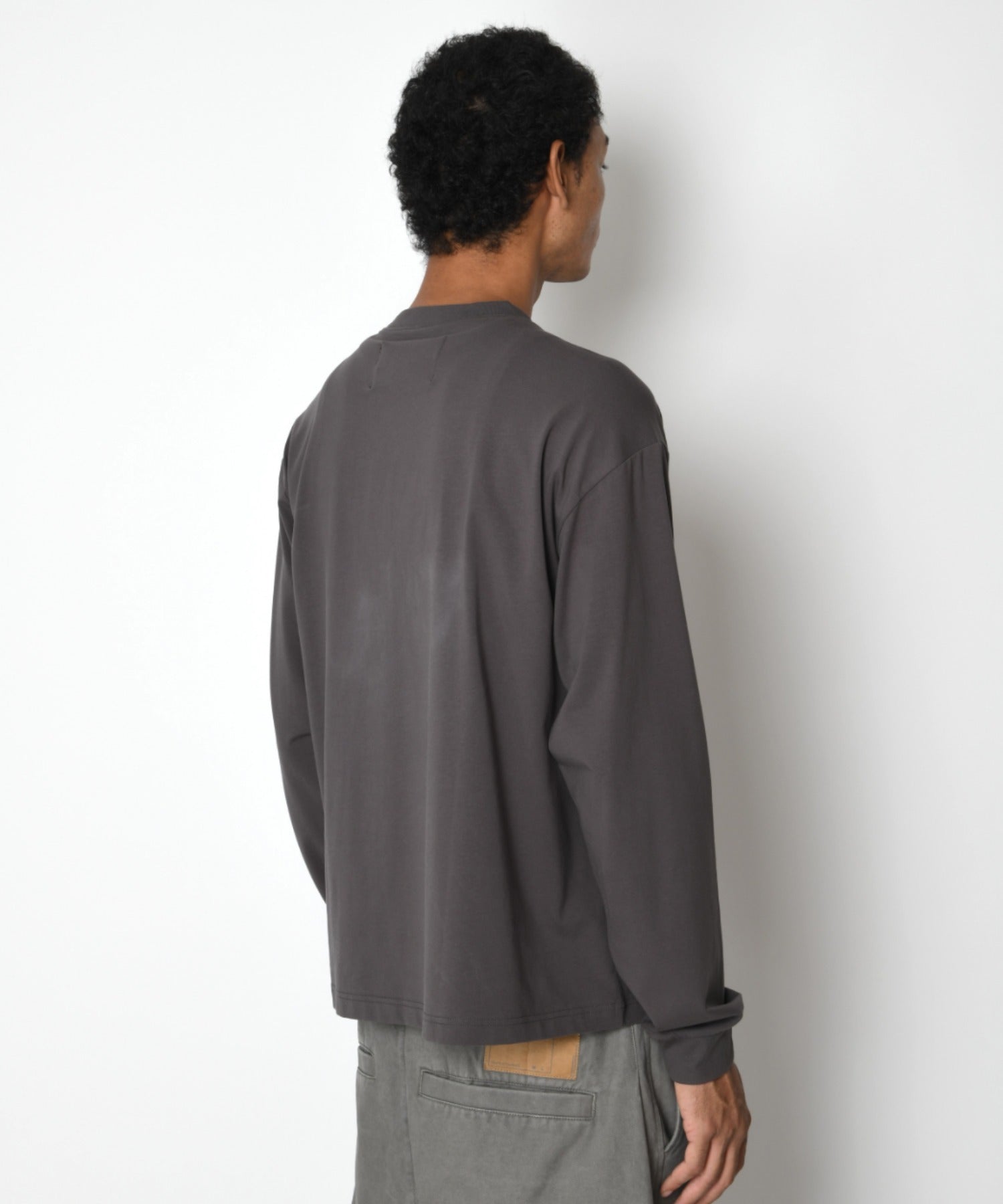 SBY Print L/S T-shirt - black