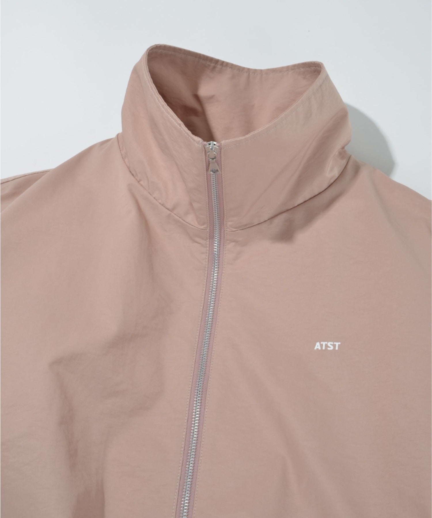 Zip-up Short Jacket - pink