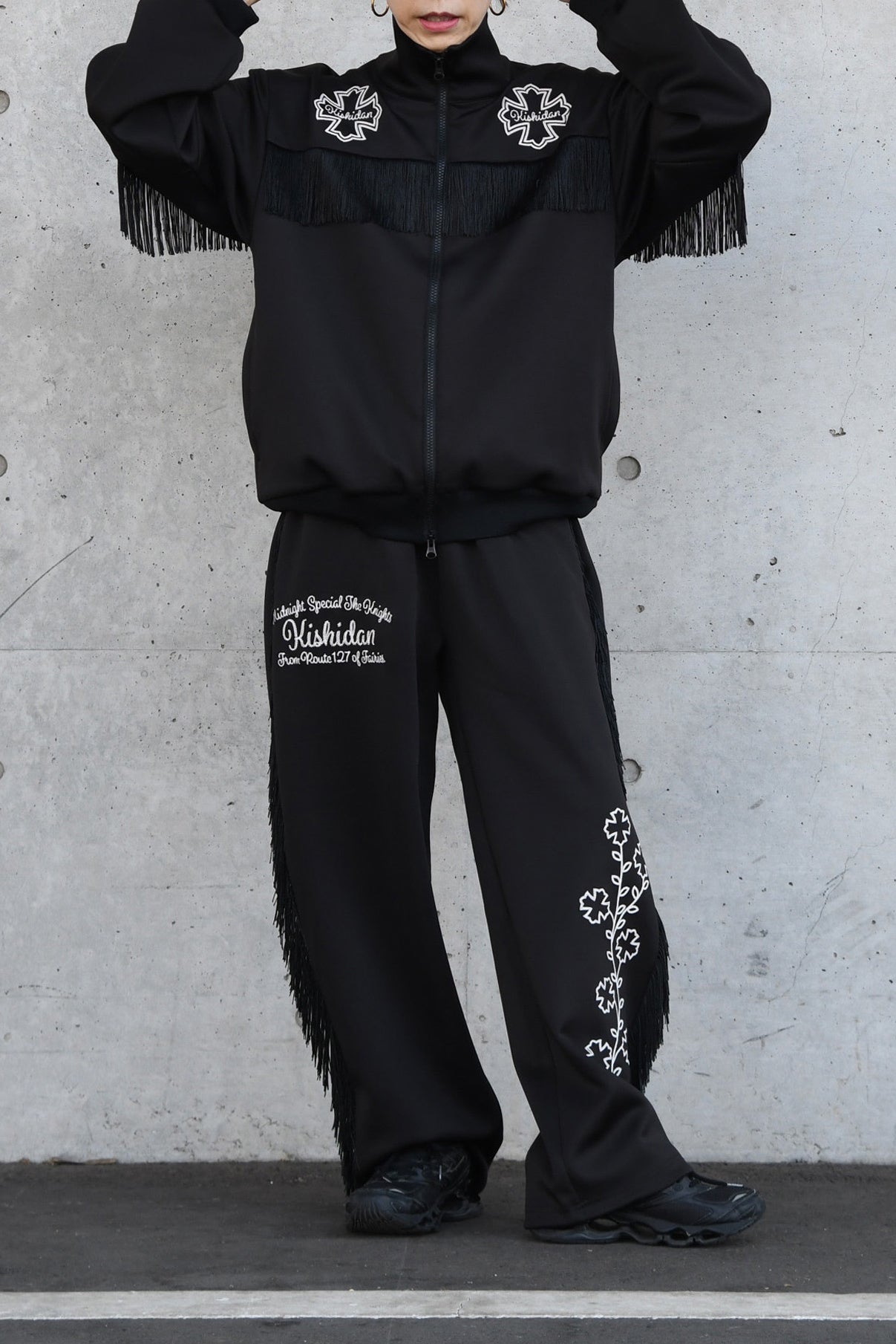 FRINGE TRACK PANTS