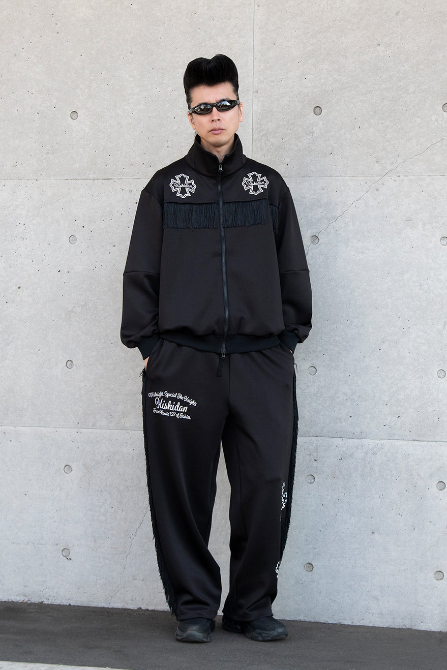 26まで値下げ！氣志團 KISHIDAN ブラックジャケット FRINGE TRACK JACKET