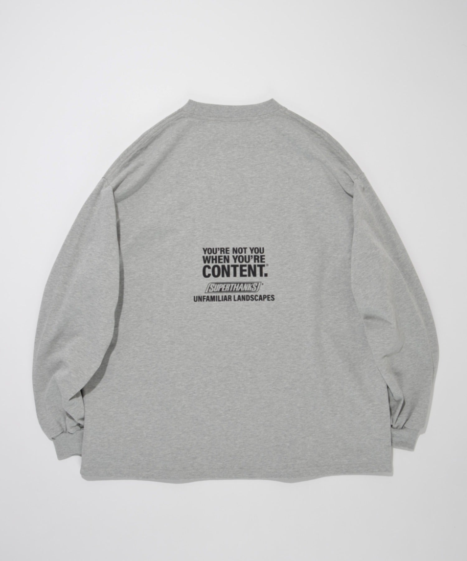 T"You're not you when you're content - ash gray