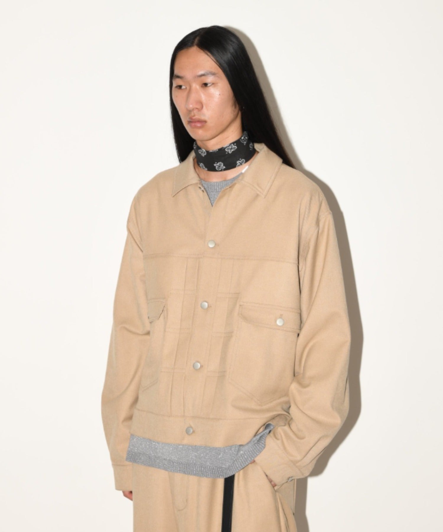 Trucker jacket - oatmeal