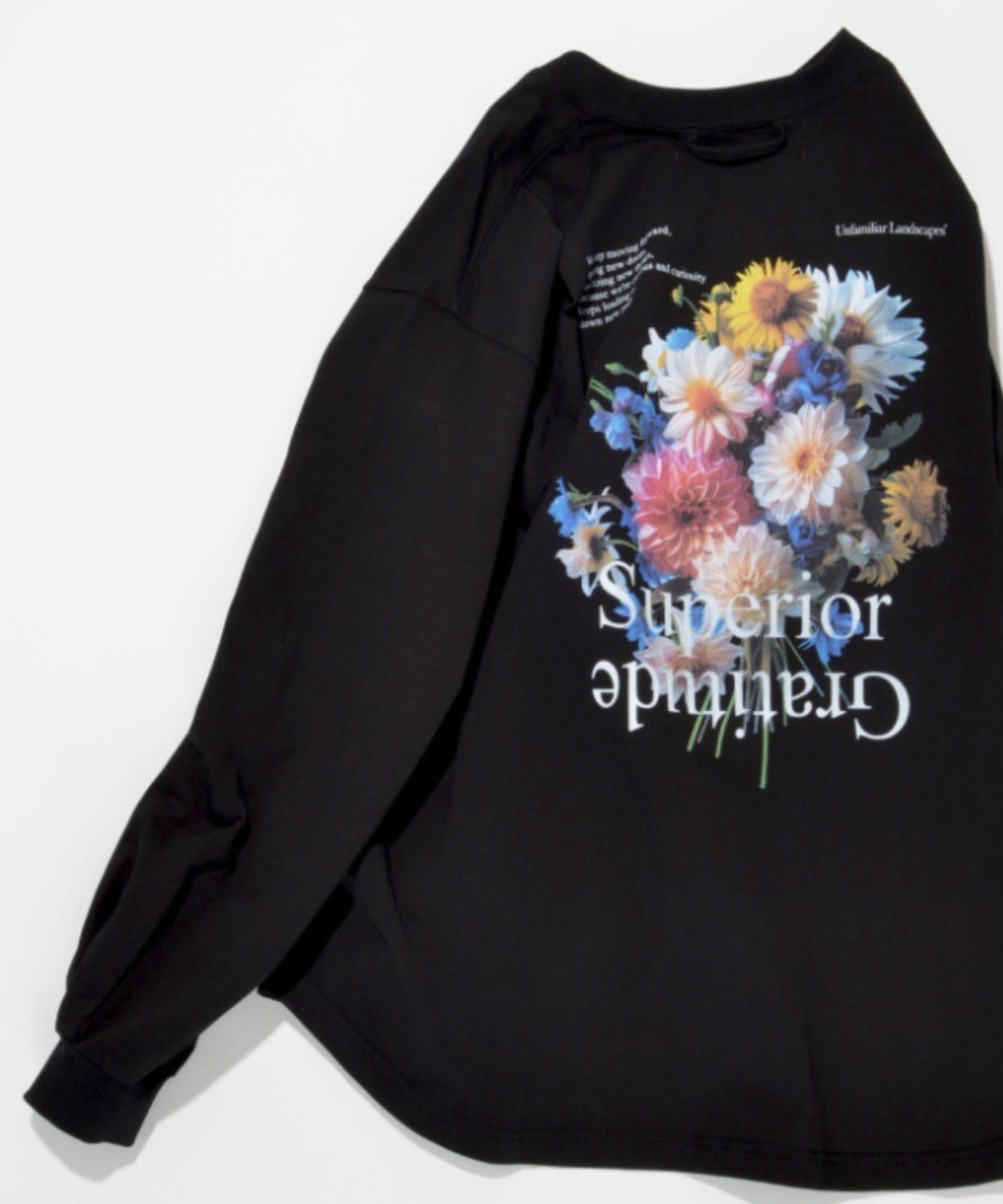 'Flower' L/S T - baby pink