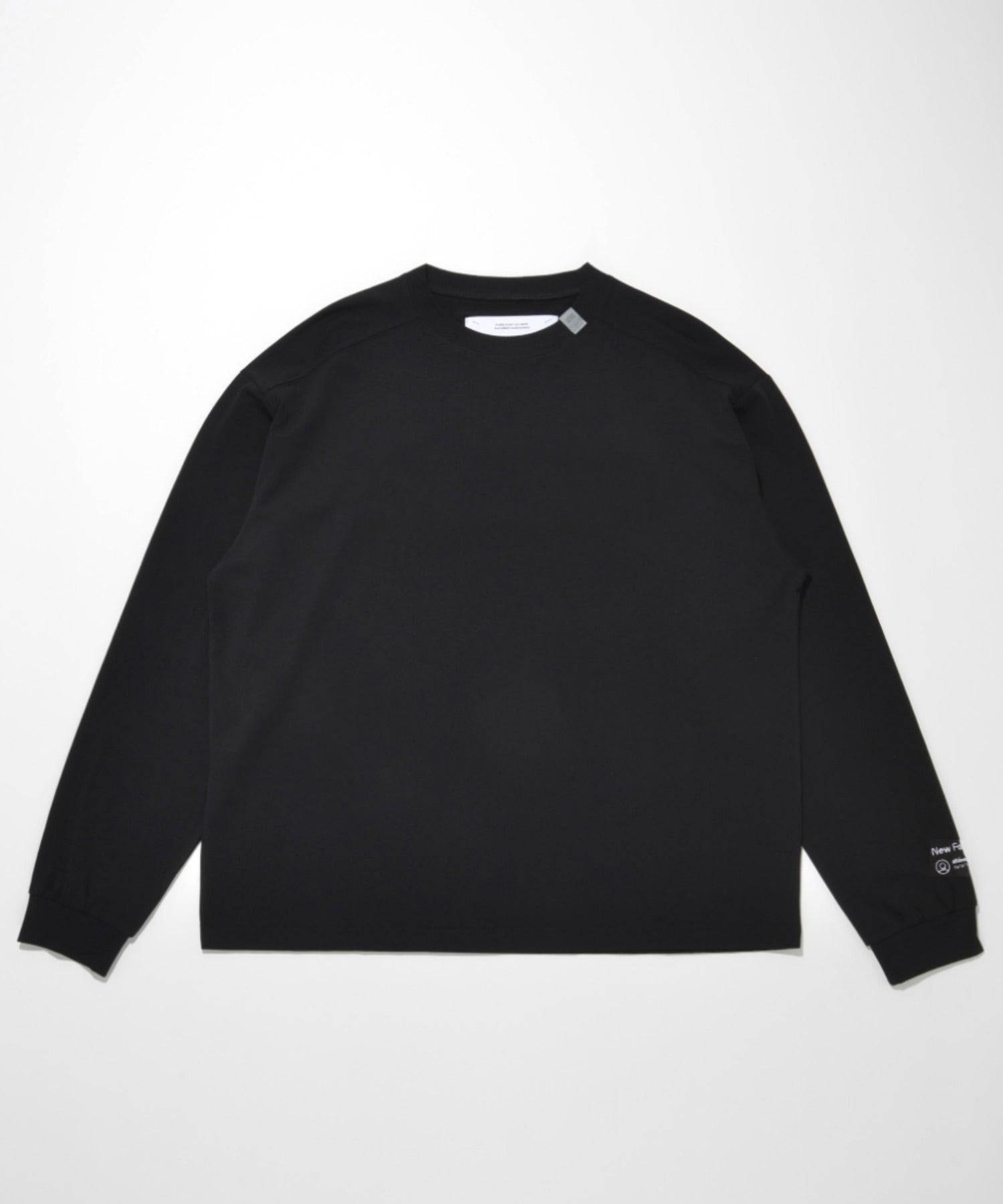 SBY Embroidery L/S T-shirt - black