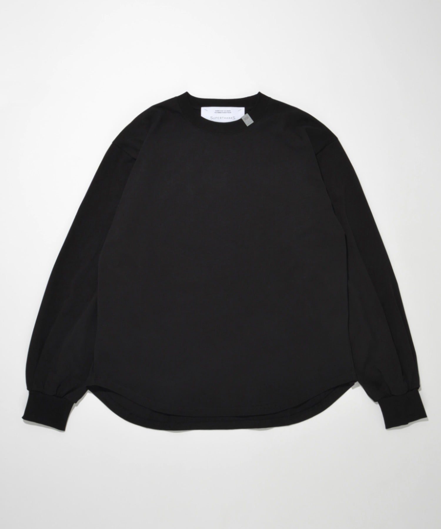 Refined L/S T-shirt - black