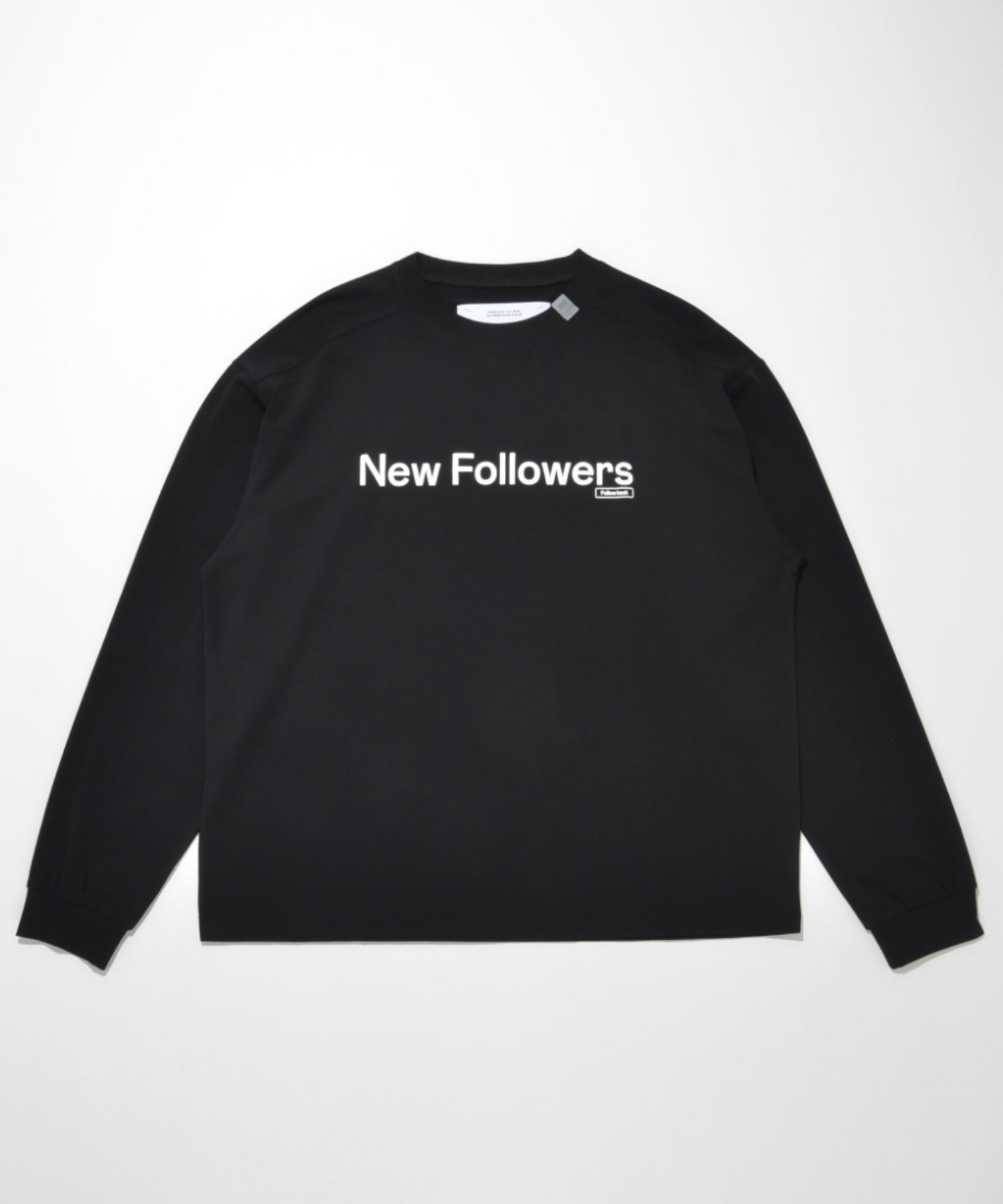 SBY Print L/S T-shirt - black