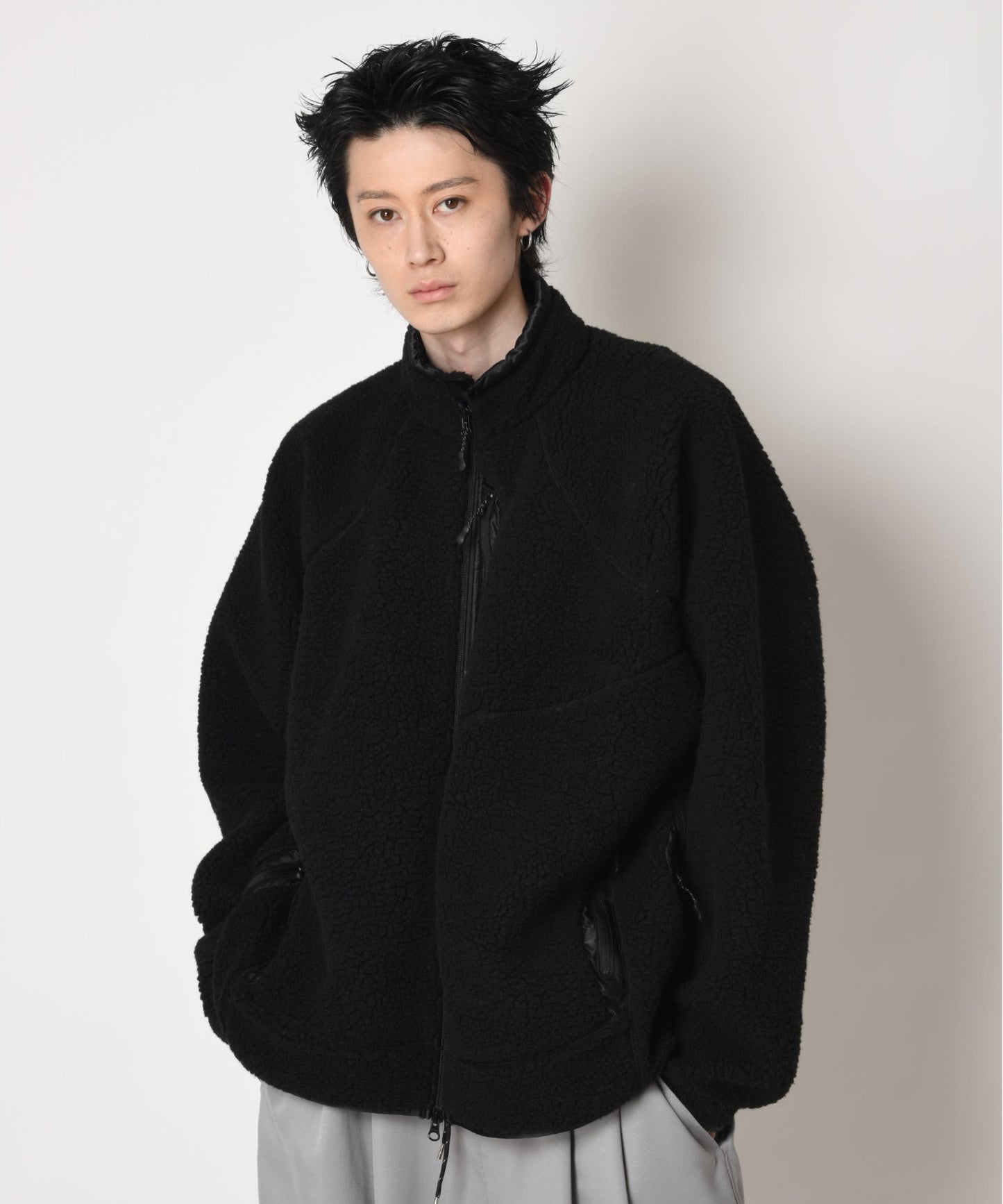 Technical boa jacket - black/black