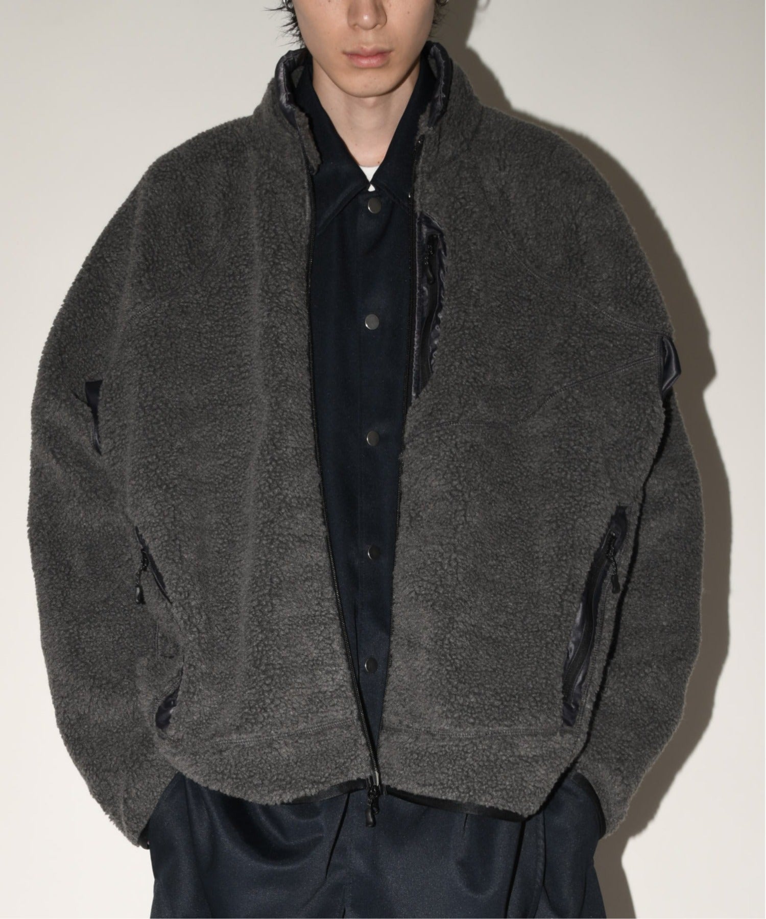Technical boa jacket - white