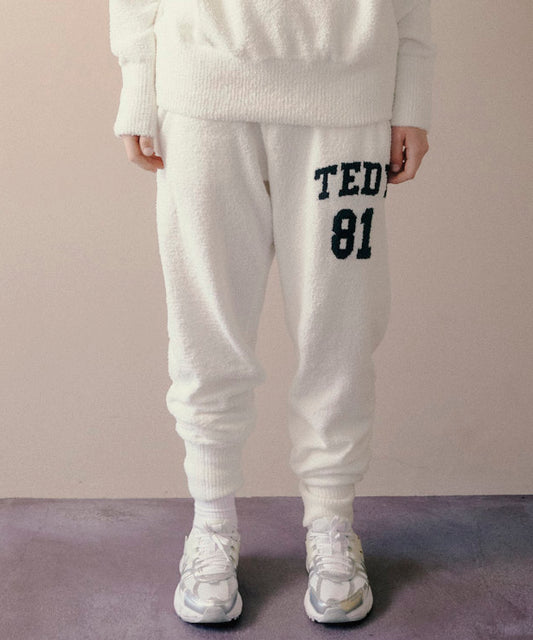 TEDY-81 LOGO pants - white