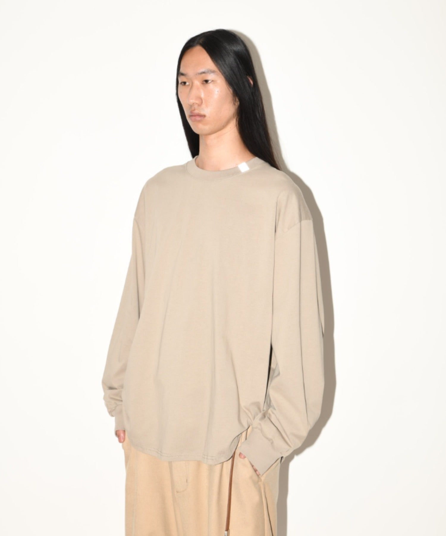 Refined L/S T-shirt - black