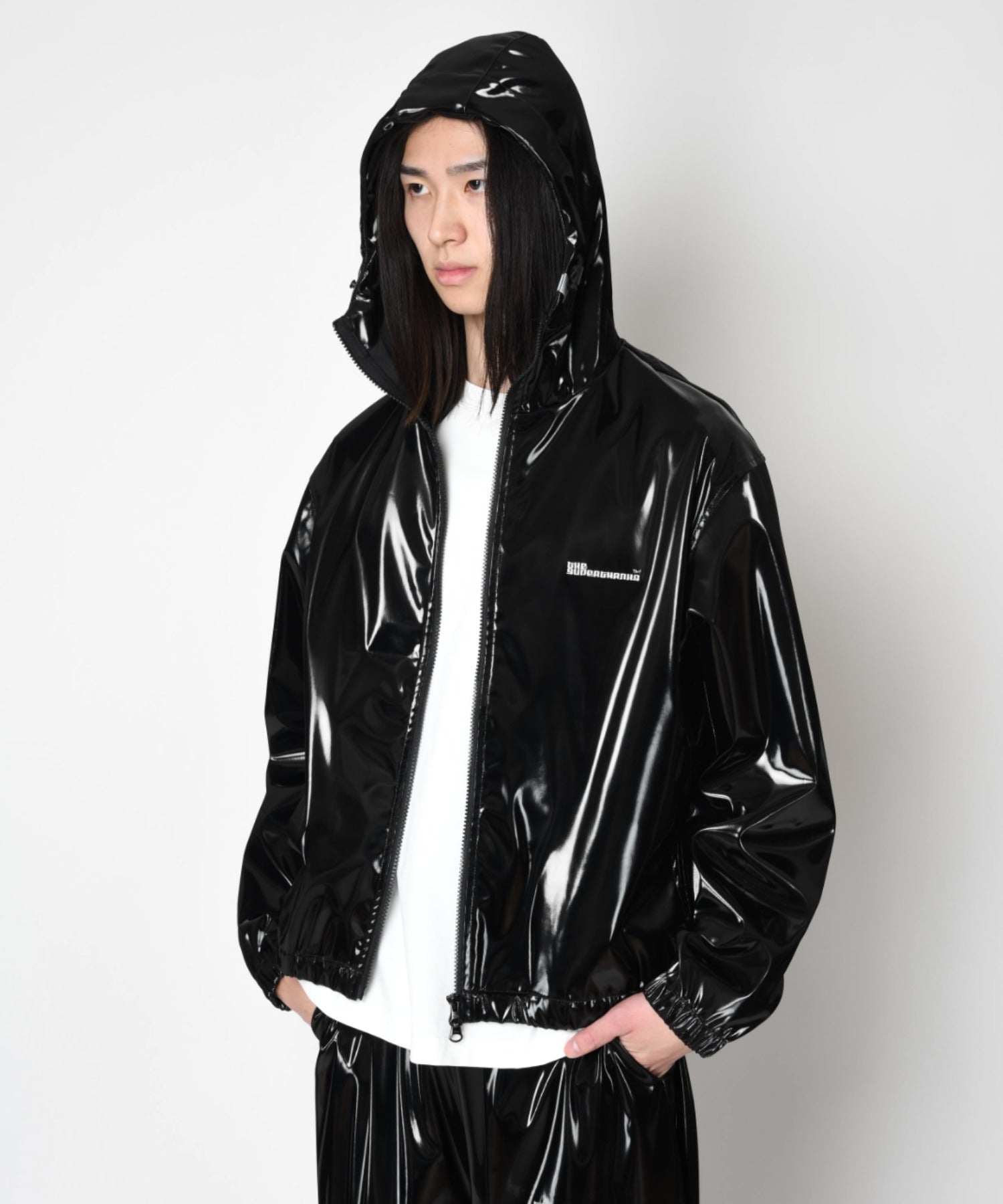 Windbreaker - glitter black