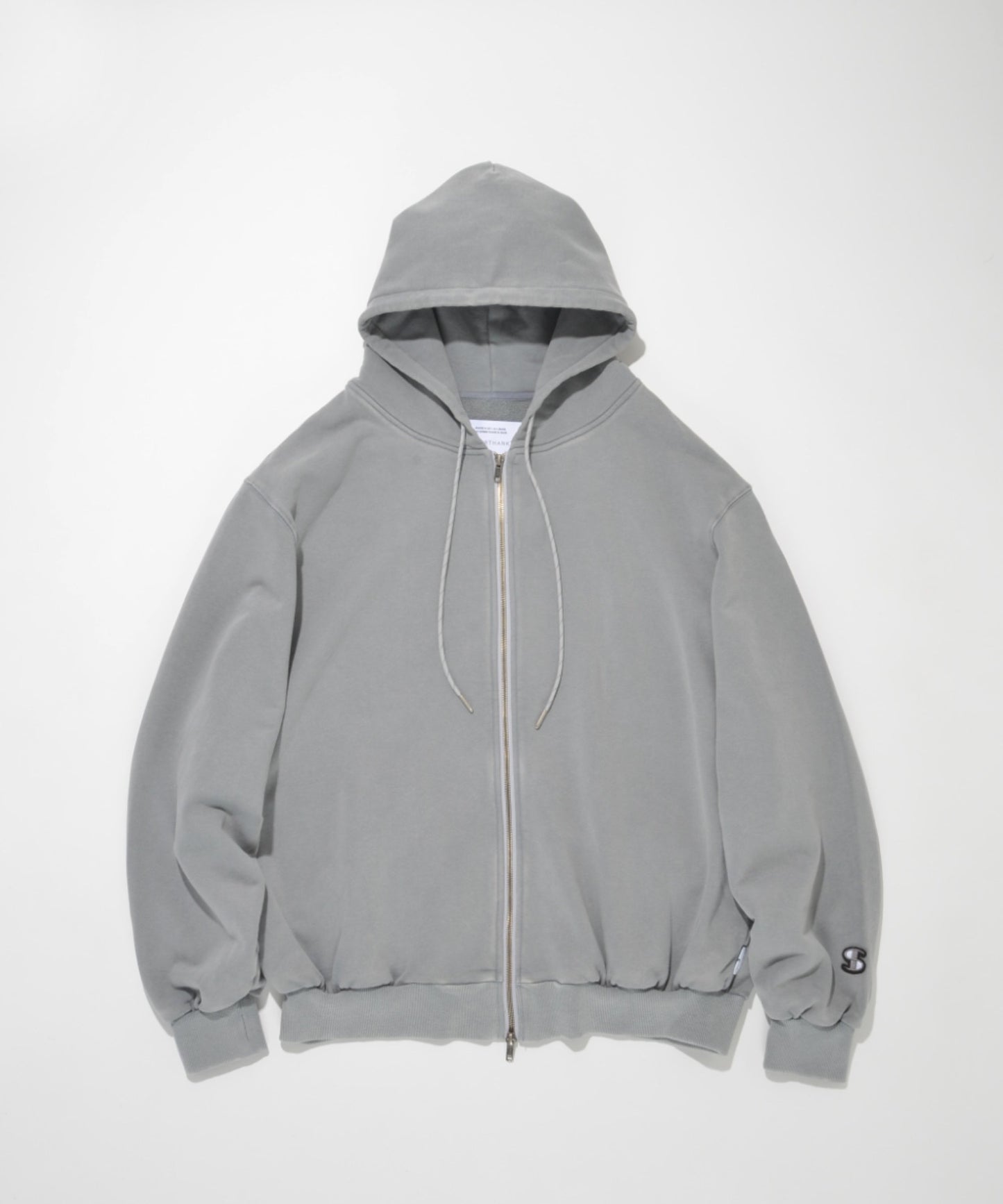 Zip sweat hoodie - khaki