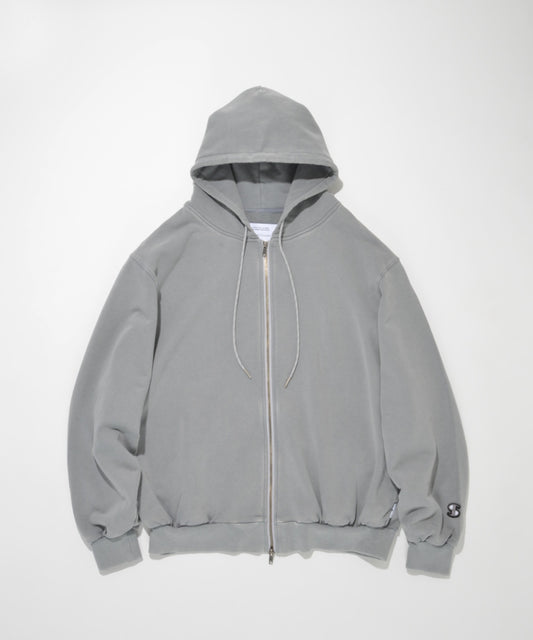 Zip sweat hoodie - gray