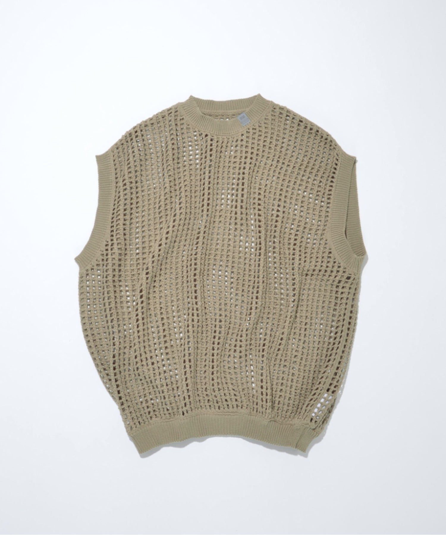 Mesh sleeveless - khaki