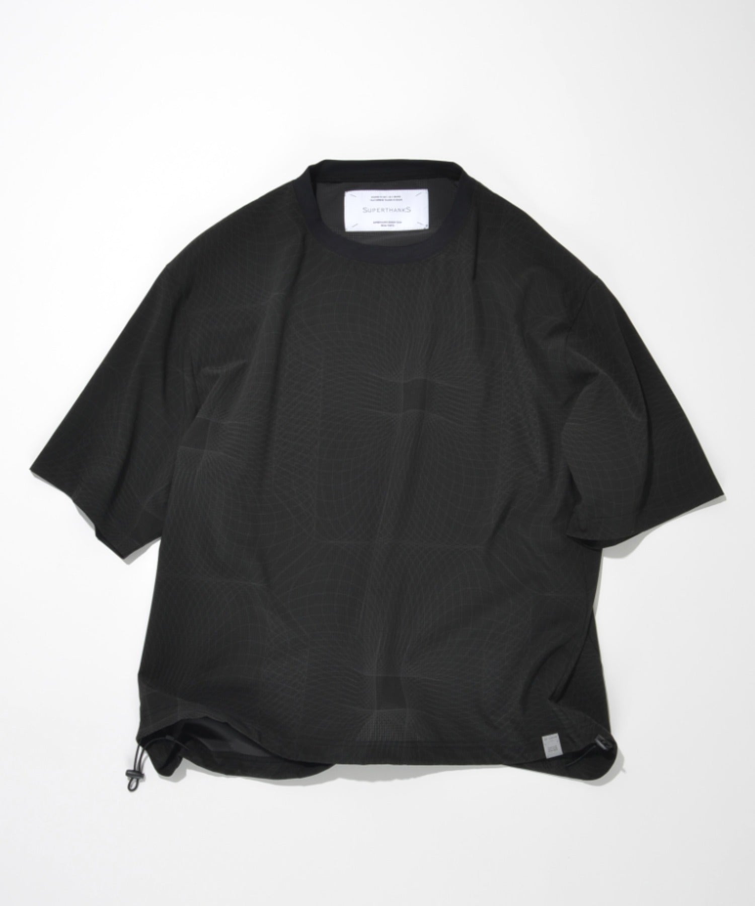 Technical S/S crew-neck - lineblack